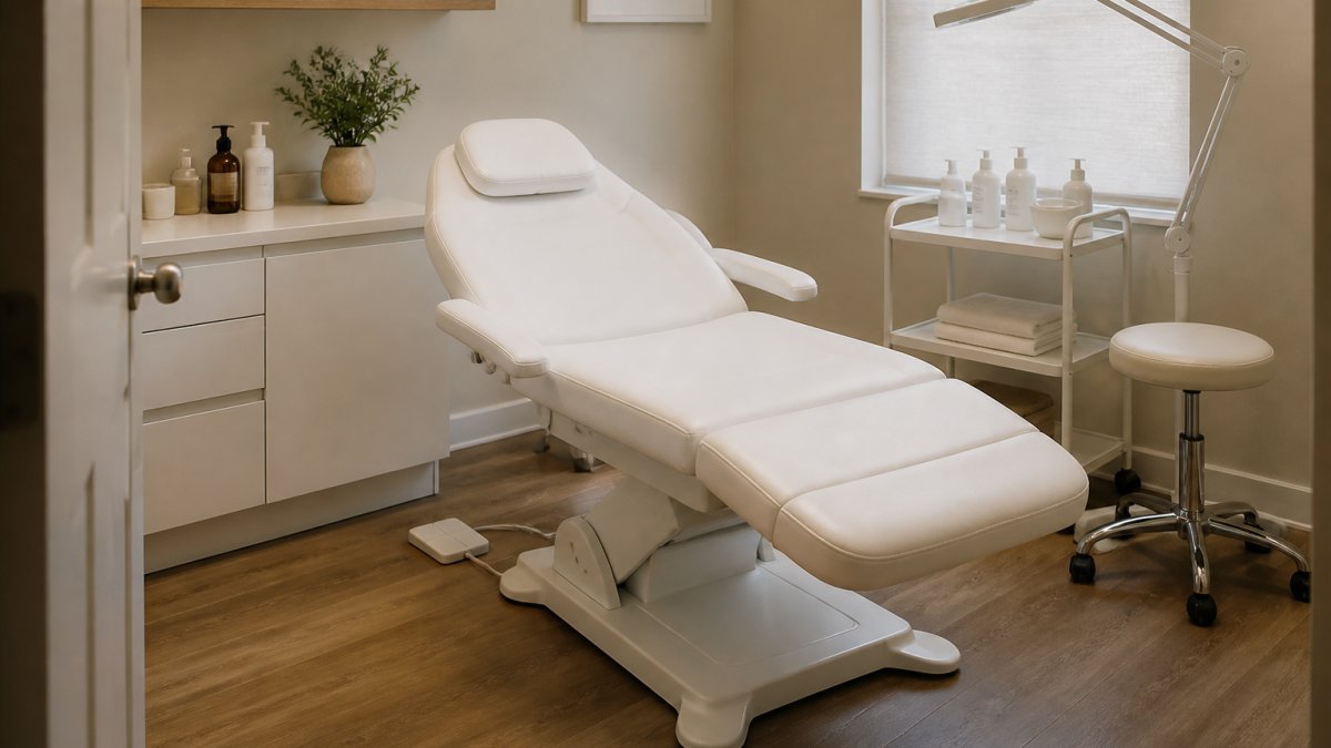 Which Compact Treatment Table Fits a Small Esthetics Room?