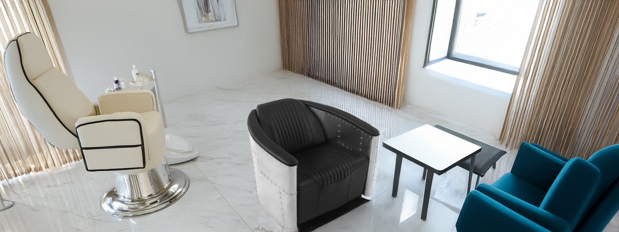 Salon Reception & Waiting Area