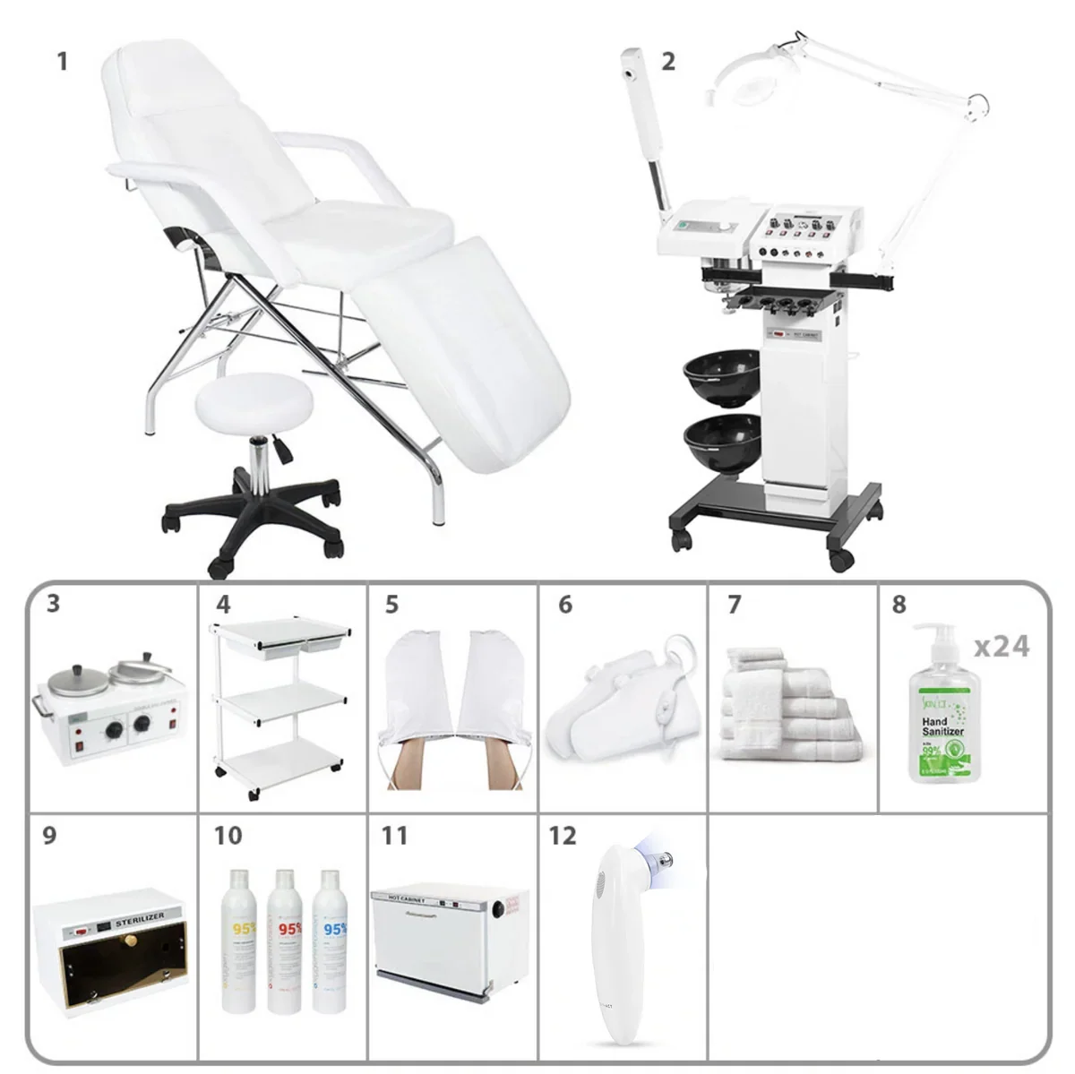 Gold Facial Spa Equipment Package