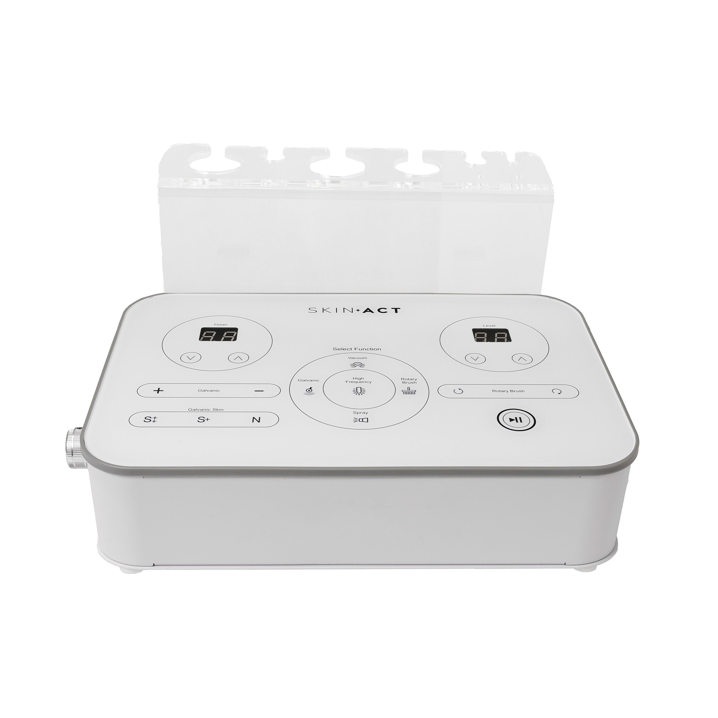 5-in-1 Skincare Unit (High Frequency, Galvanic, Brush, Spray, and Vacuum)