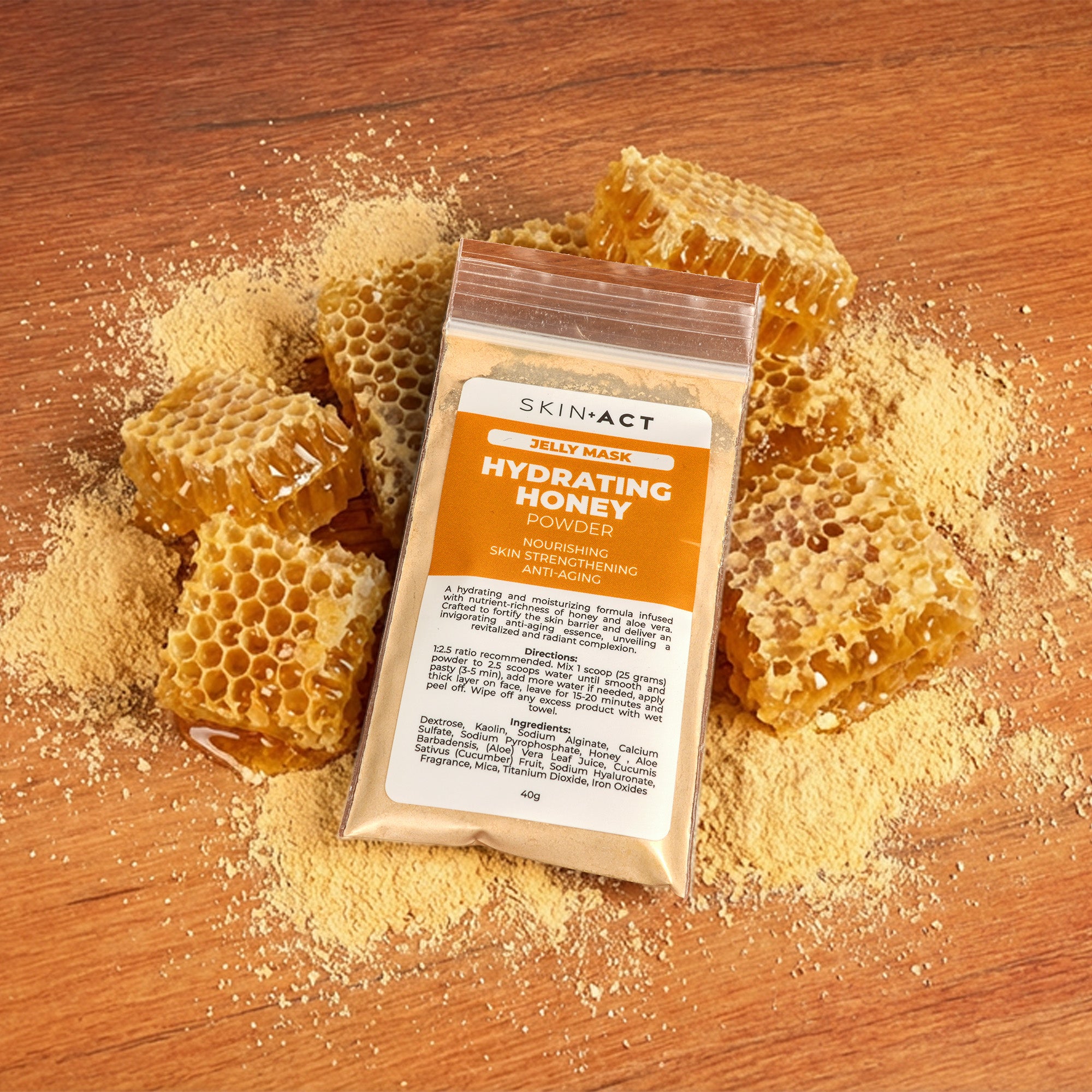 Hydrating Honey Jelly Mask Powder, 40g (3 Pack)