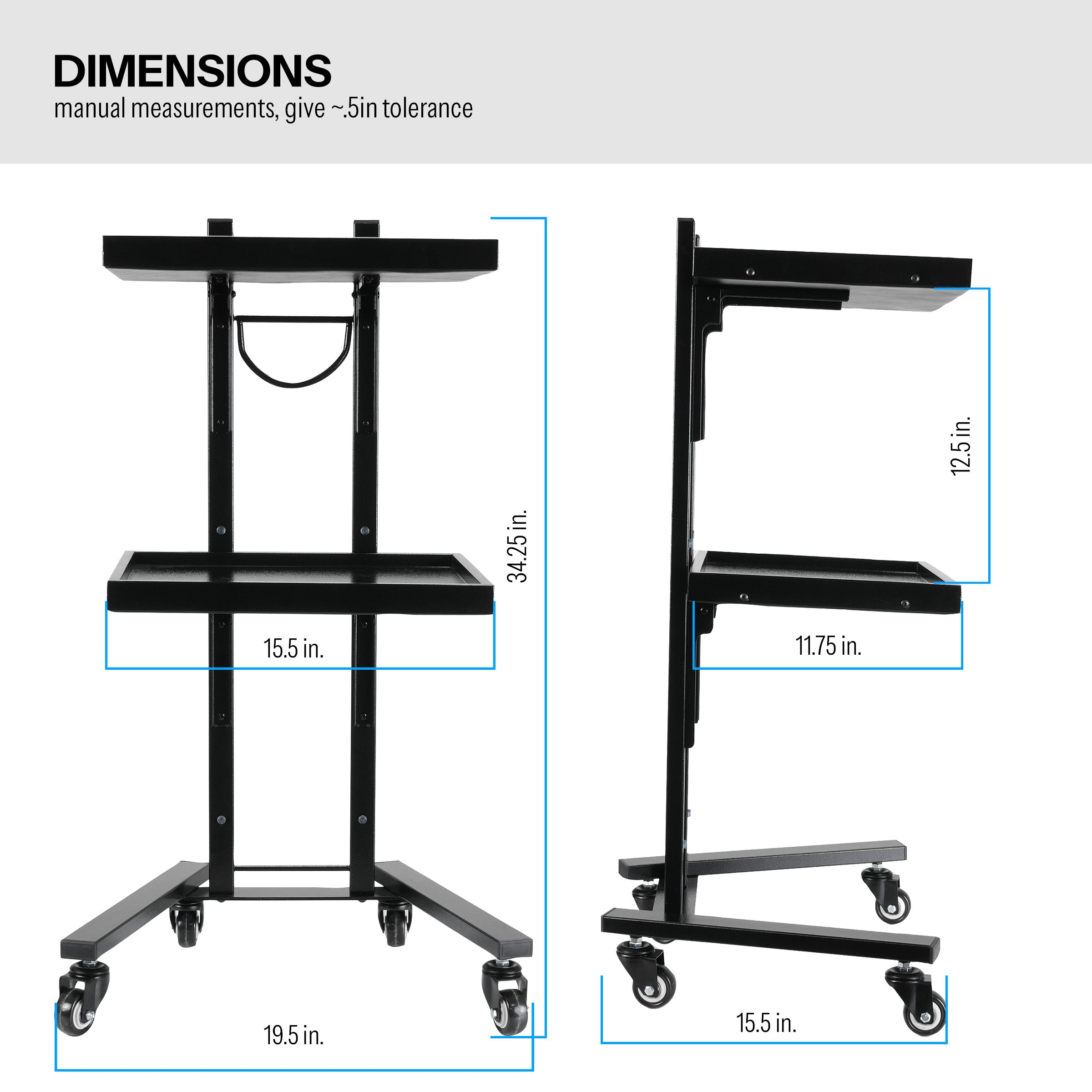 Solana Foldable Salon Trolley Cart