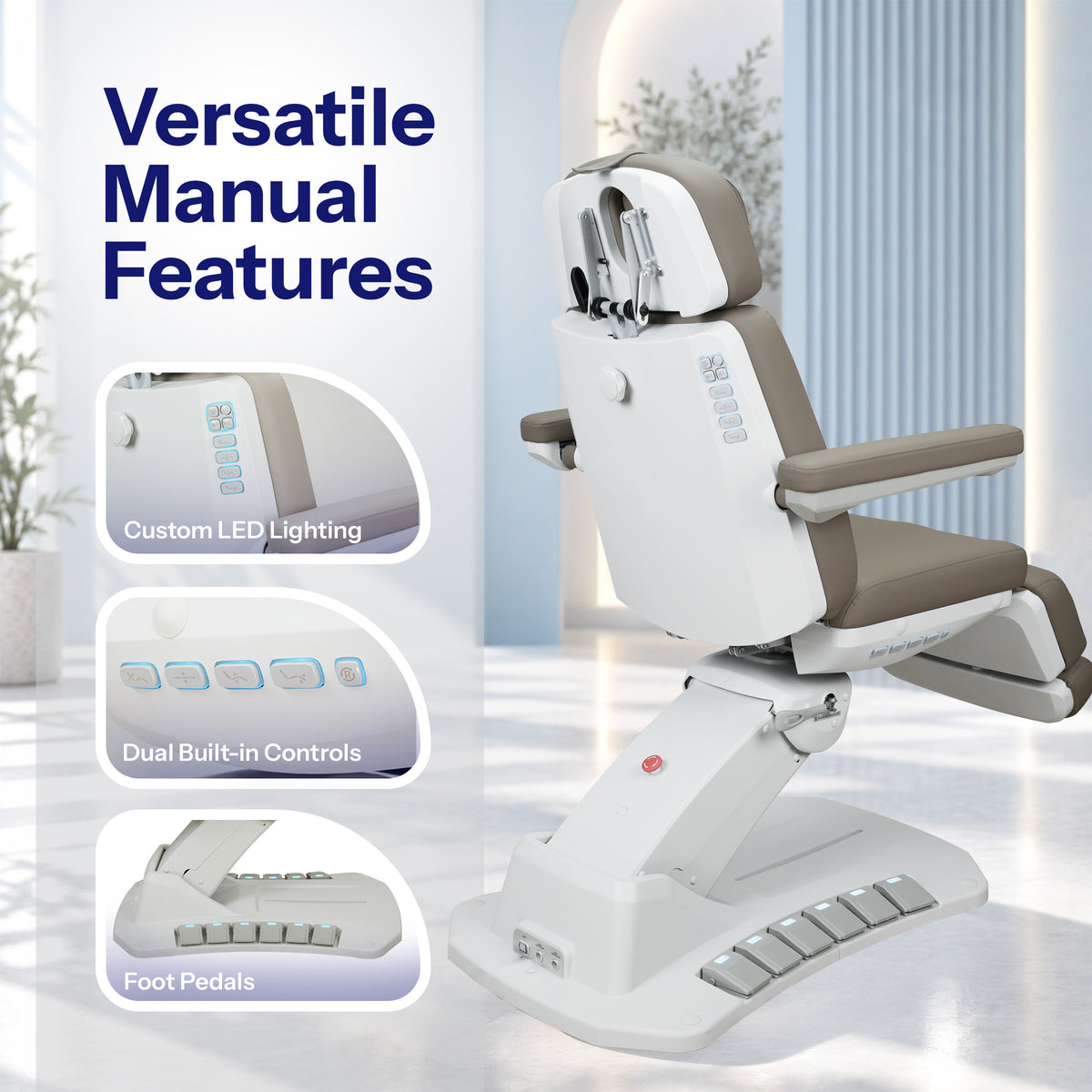Alora Professional Electric Treatment / Procedure Chair (Table) - Fully Electric 4 Motor Chair