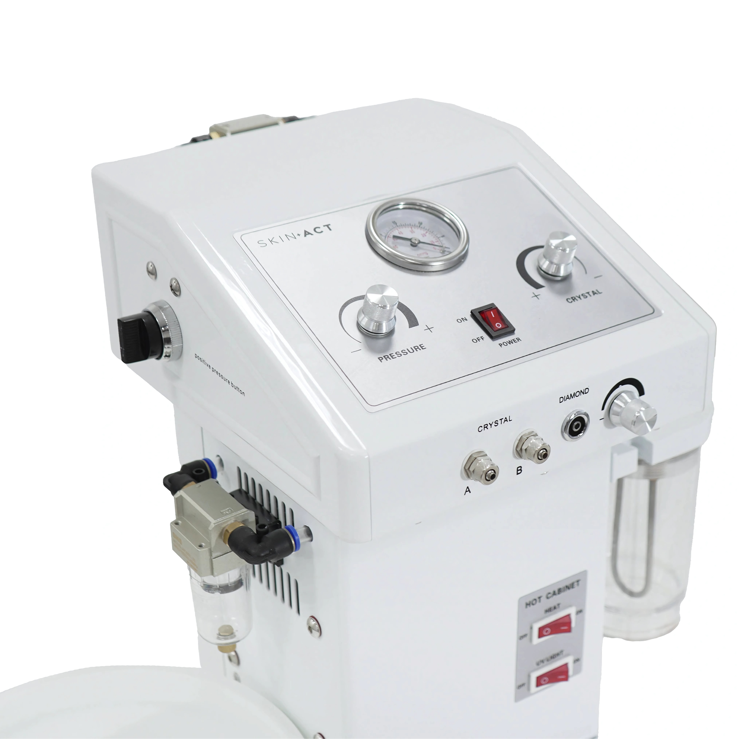 Crystal Microdermabrasion + Hot Towel Cabinets (German Motor) + Diamond Microdermabrasion Option