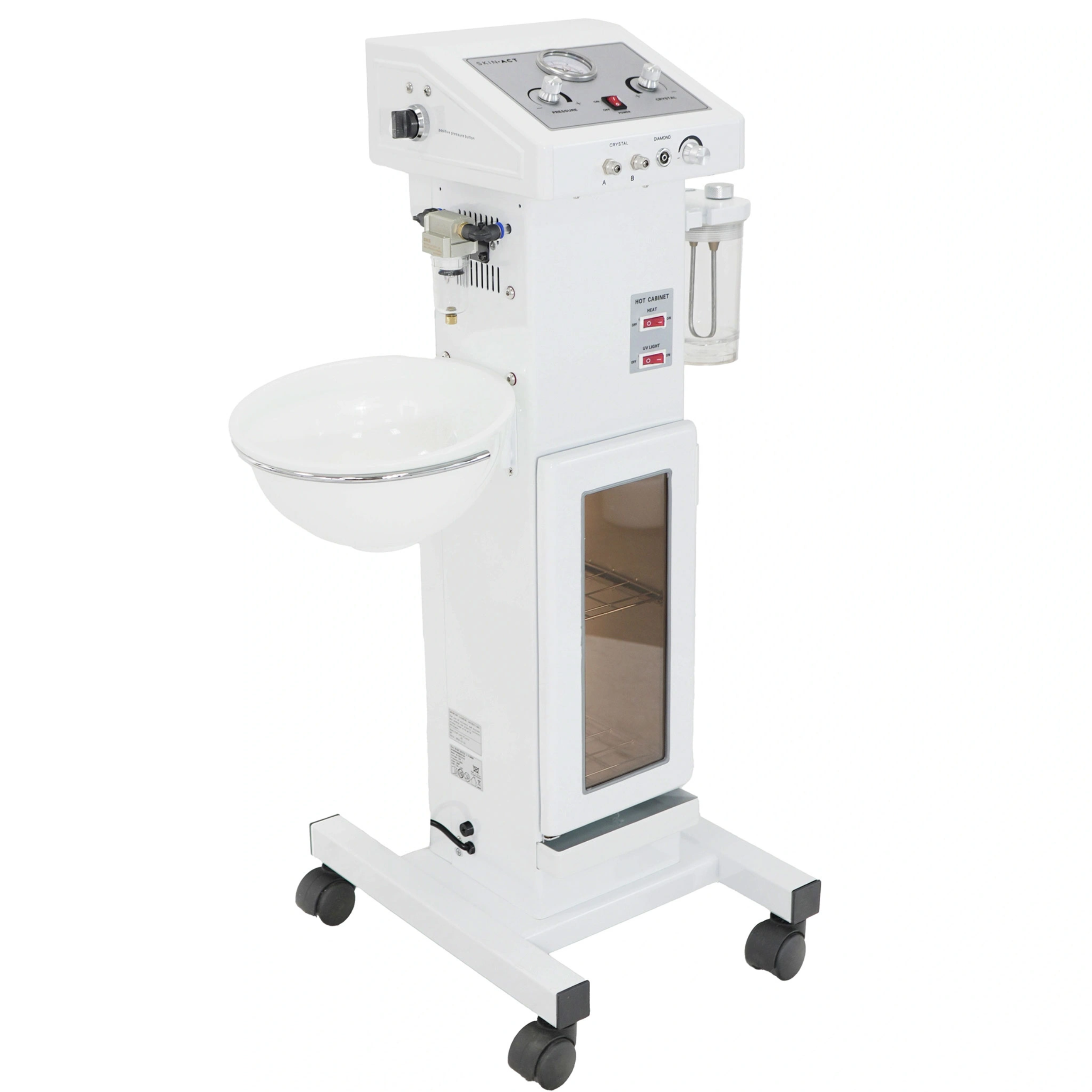 Crystal Microdermabrasion + Hot Towel Cabinets (German Motor)