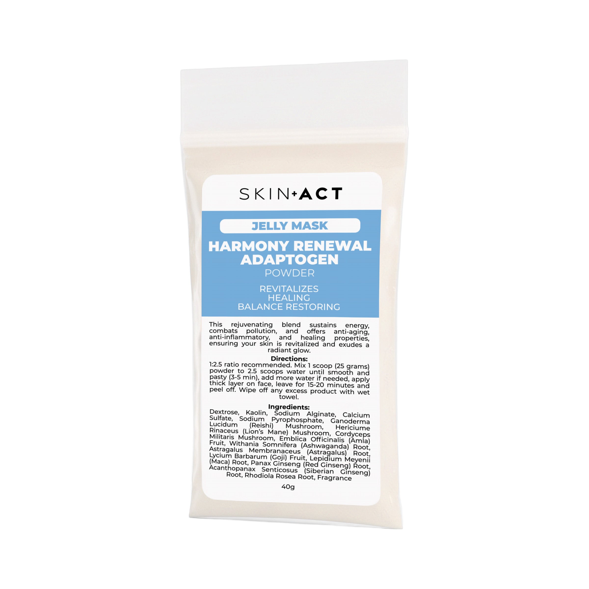 Harmony Renewal Adaptogen Jelly Mask Powder, 40g (3 Pack)