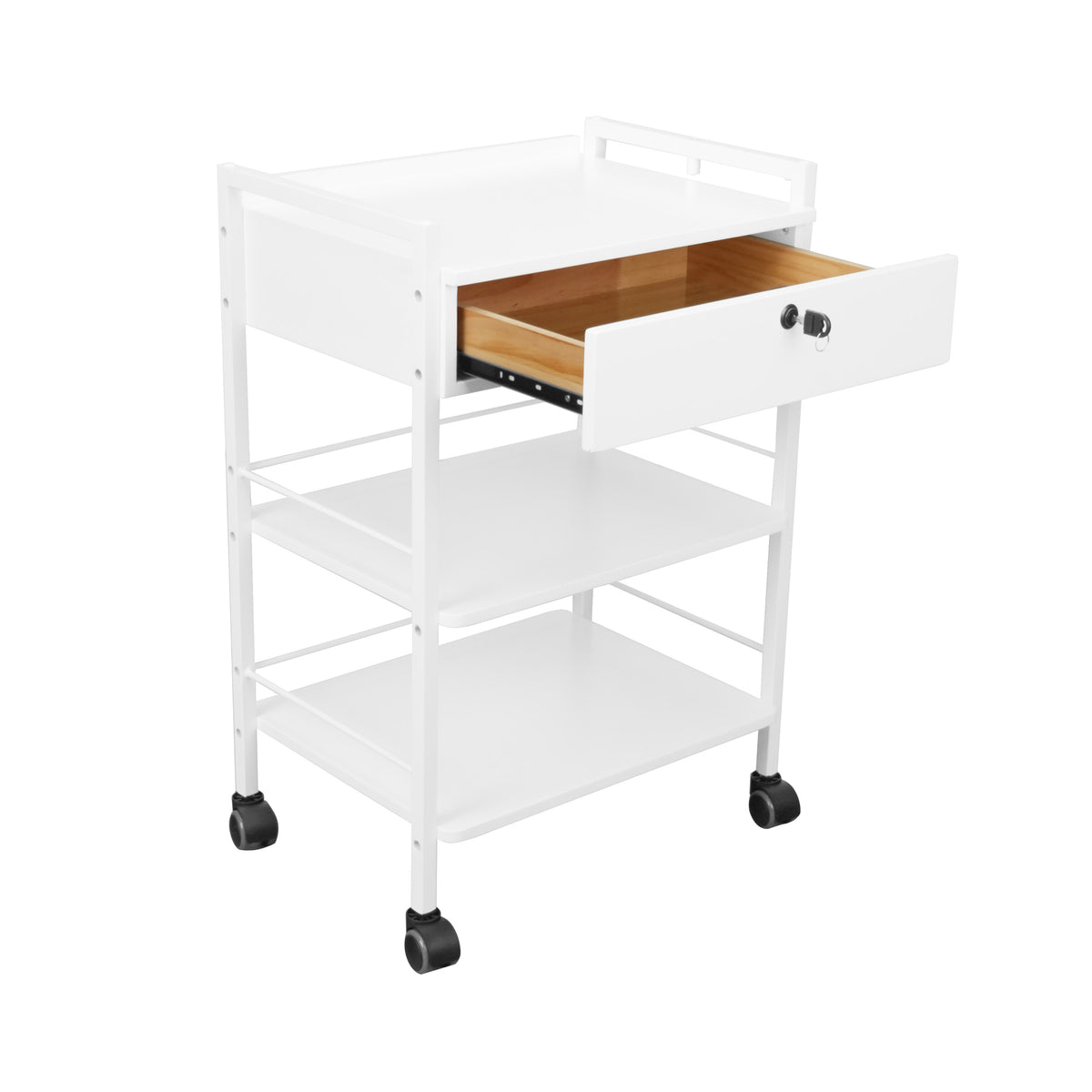 Pro Single Drawer Salon Trolley Cart