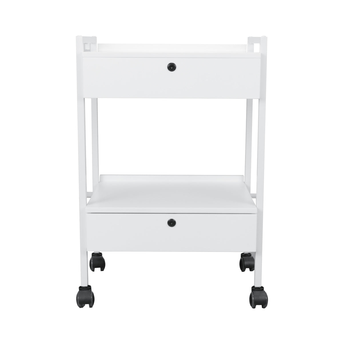 Pro Double Drawer Salon Trolley Cart