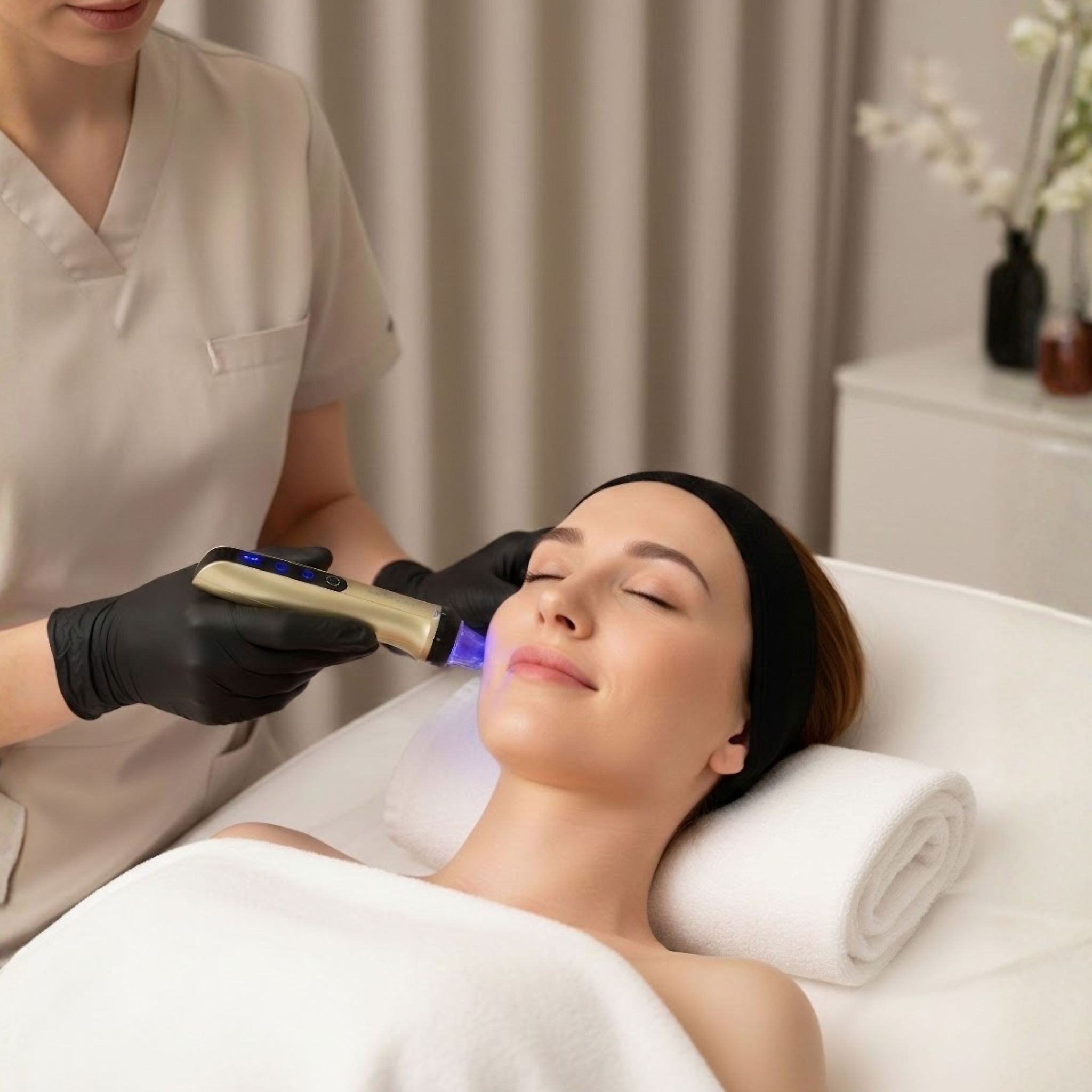 Pro Wireless Microneedling Pen With EMS & Light Therapy