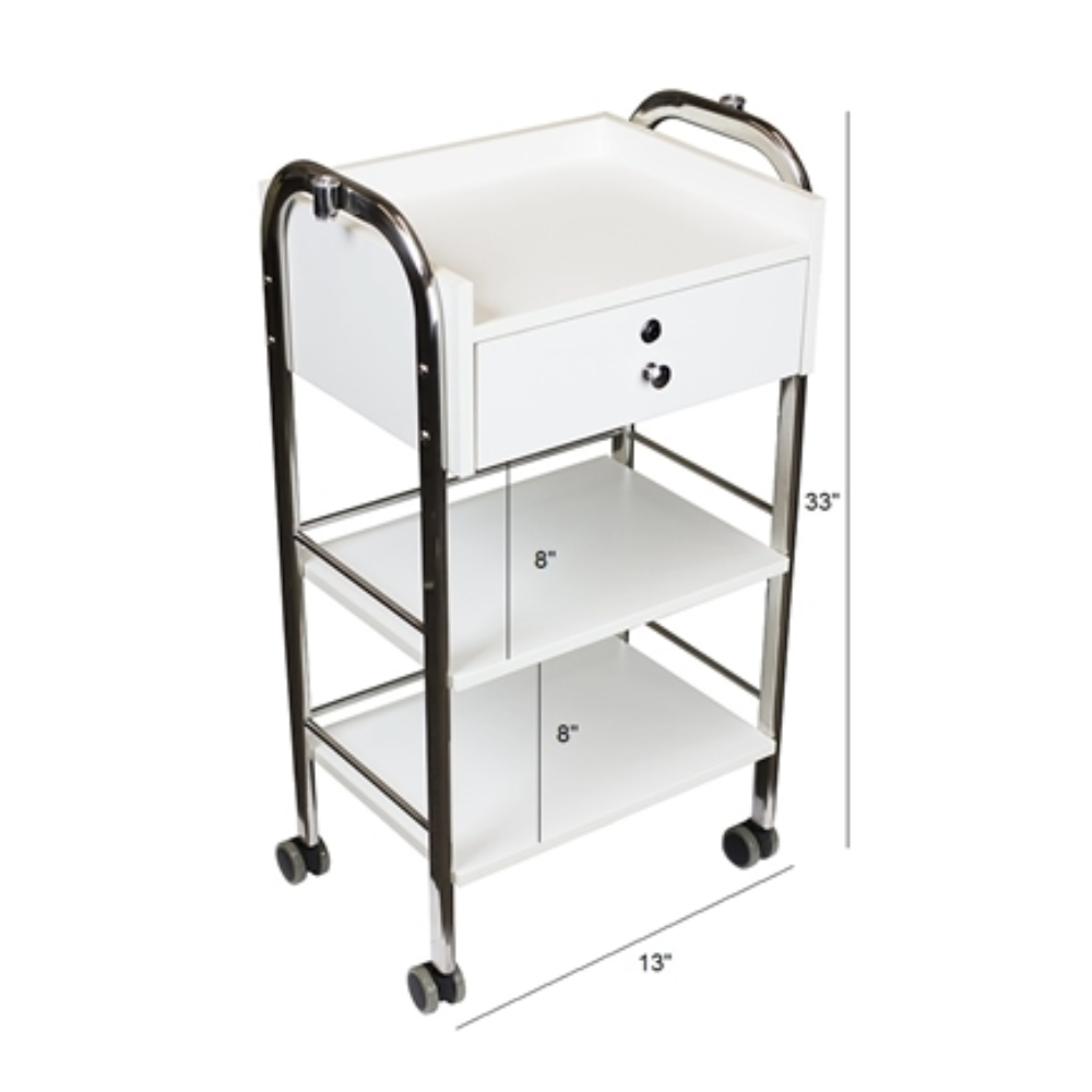 Salon, Spa Cart With Single Drawer