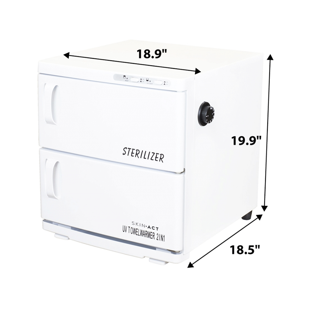 Combo Hot Towel Cabinet With Sterilizer 2 In 1