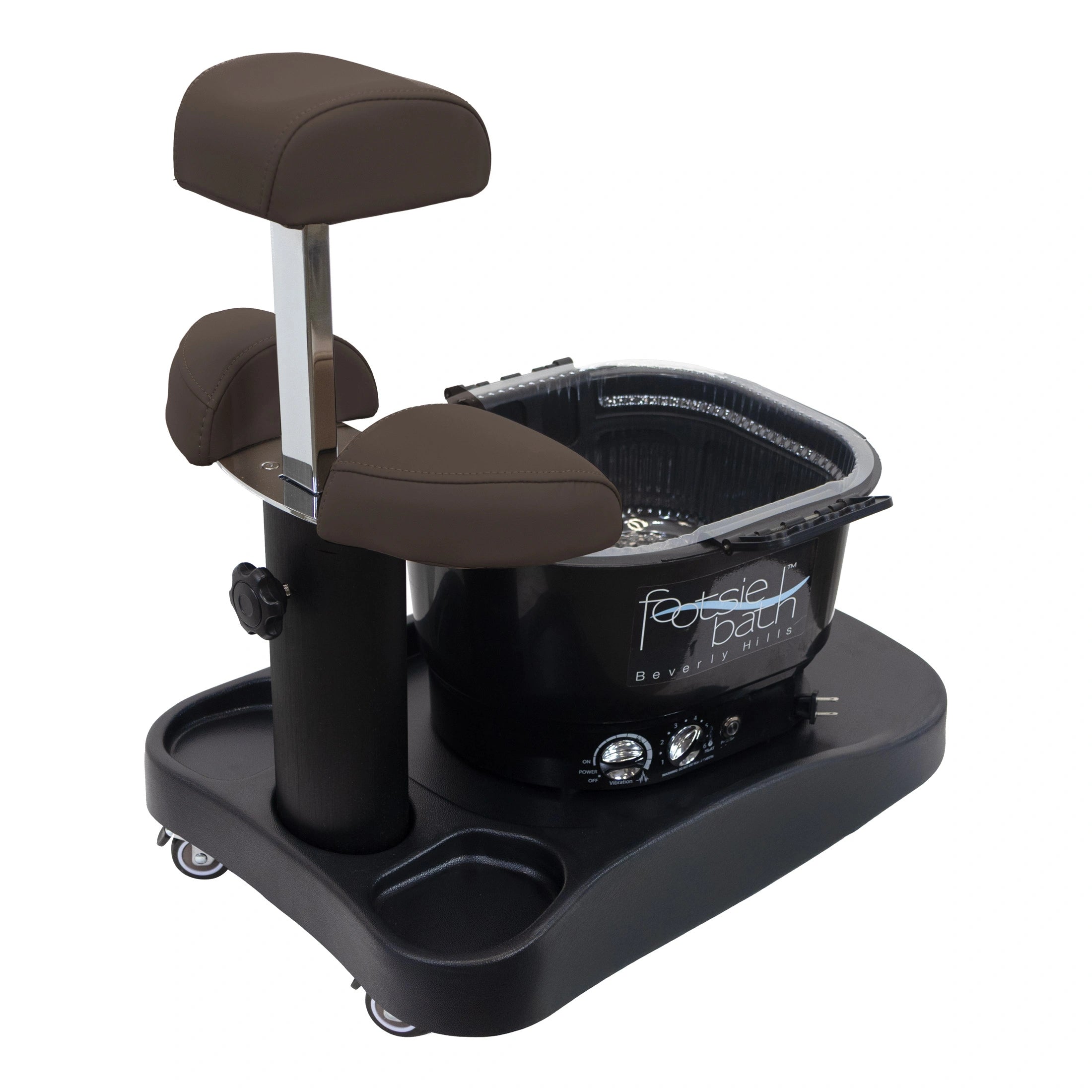 Milan Portable Pedicure Spa Base (Optional Footsie Bath Add-On)