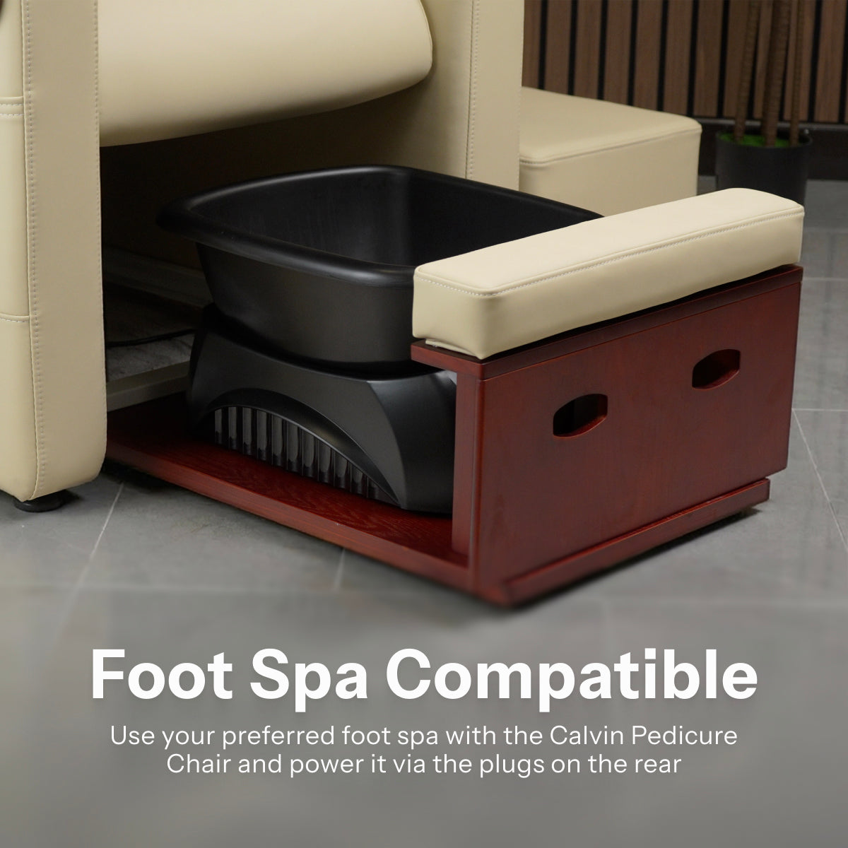 Calvin Pedicure Chair, No Plumbing Pedicure Spa