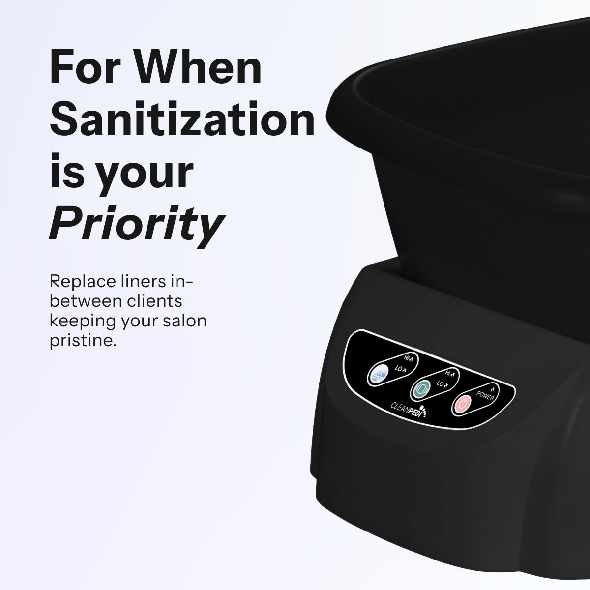 CleanPedi H6 Sanitary Foot Bath