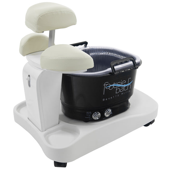 Milan Portable Pedicure Spa Base (Optional Footsie Bath Add-On)