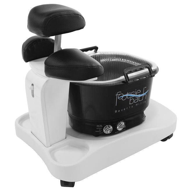 Milan Portable Pedicure Spa Base (Optional Footsie Bath Add-On)