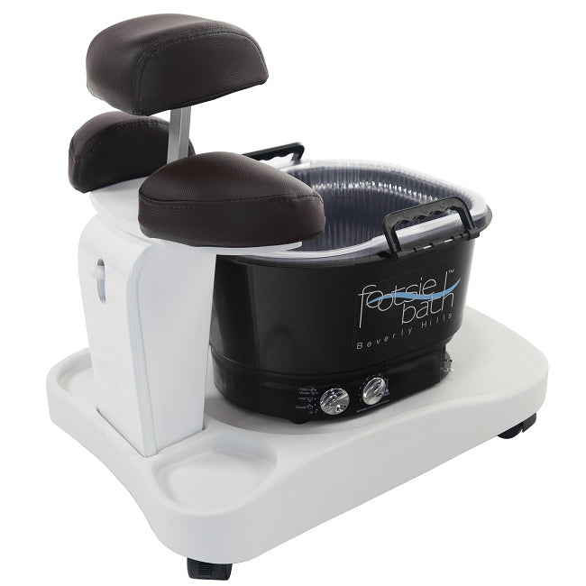 Milan Portable Pedicure Spa Base (Optional Footsie Bath Add-On)