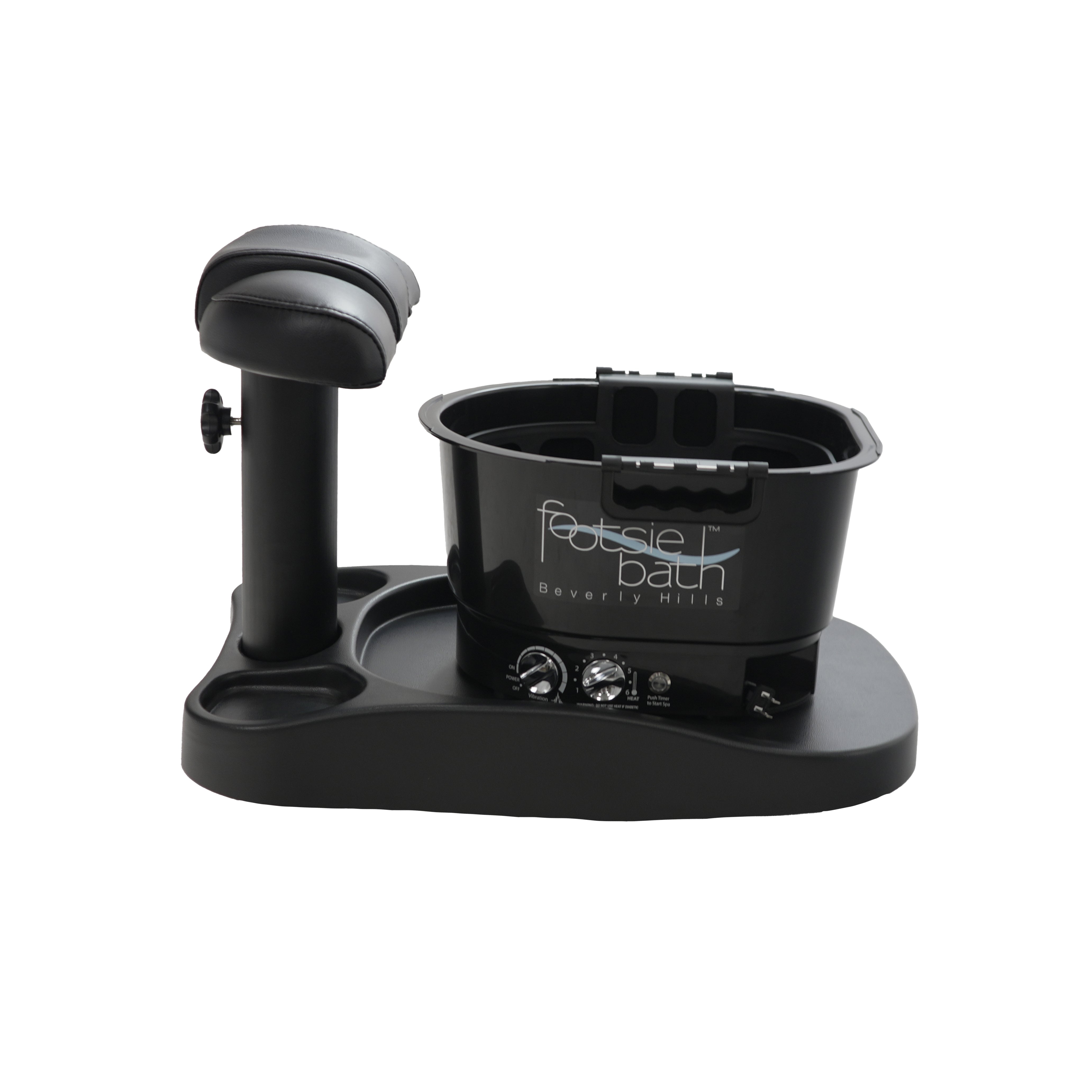 Milan Portable Pedicure Spa Base (Optional Footsie Bath Add-On)