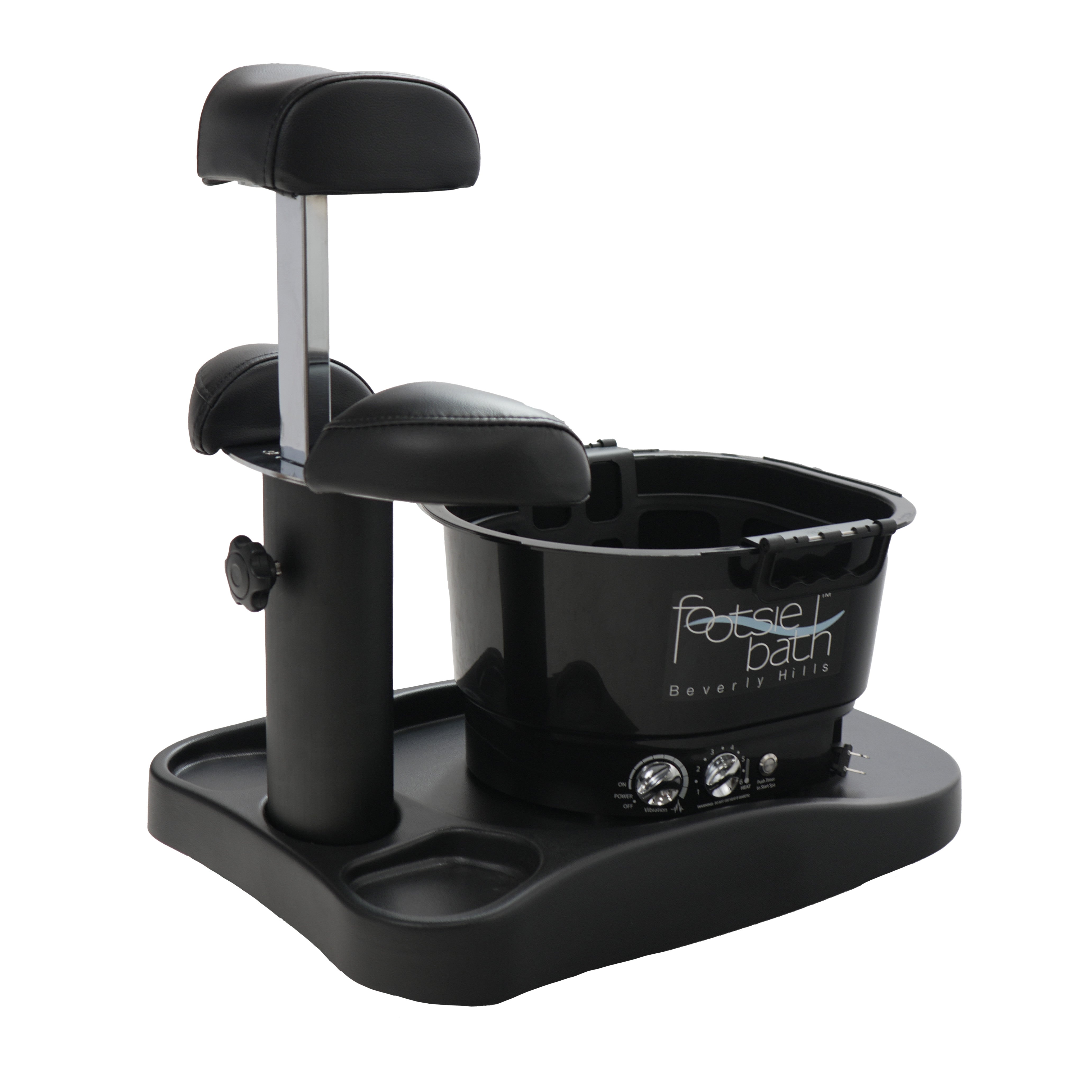 Milan Portable Pedicure Spa Base (Optional Footsie Bath Add-On)