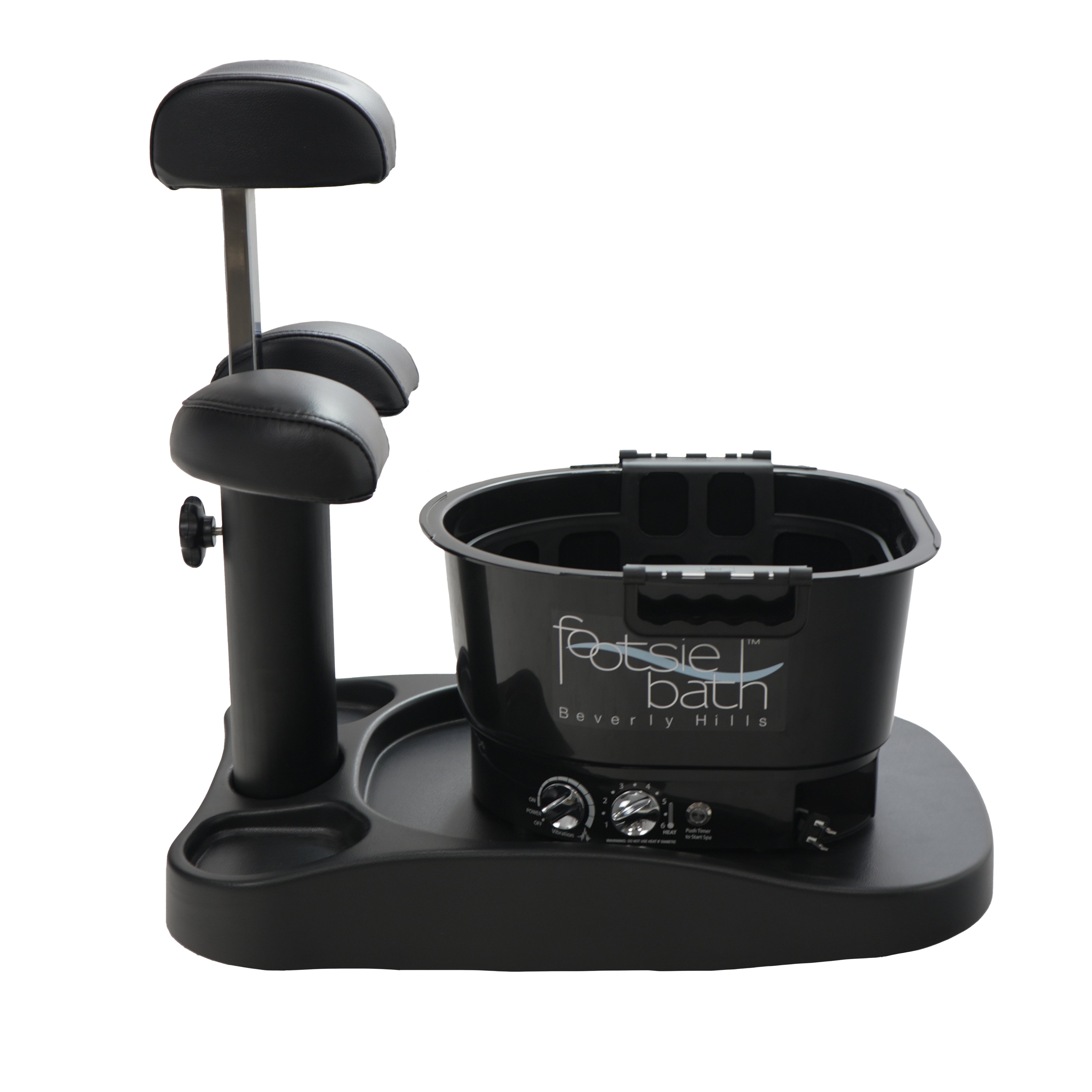 Milan Portable Pedicure Spa Base (Optional Footsie Bath Add-On)