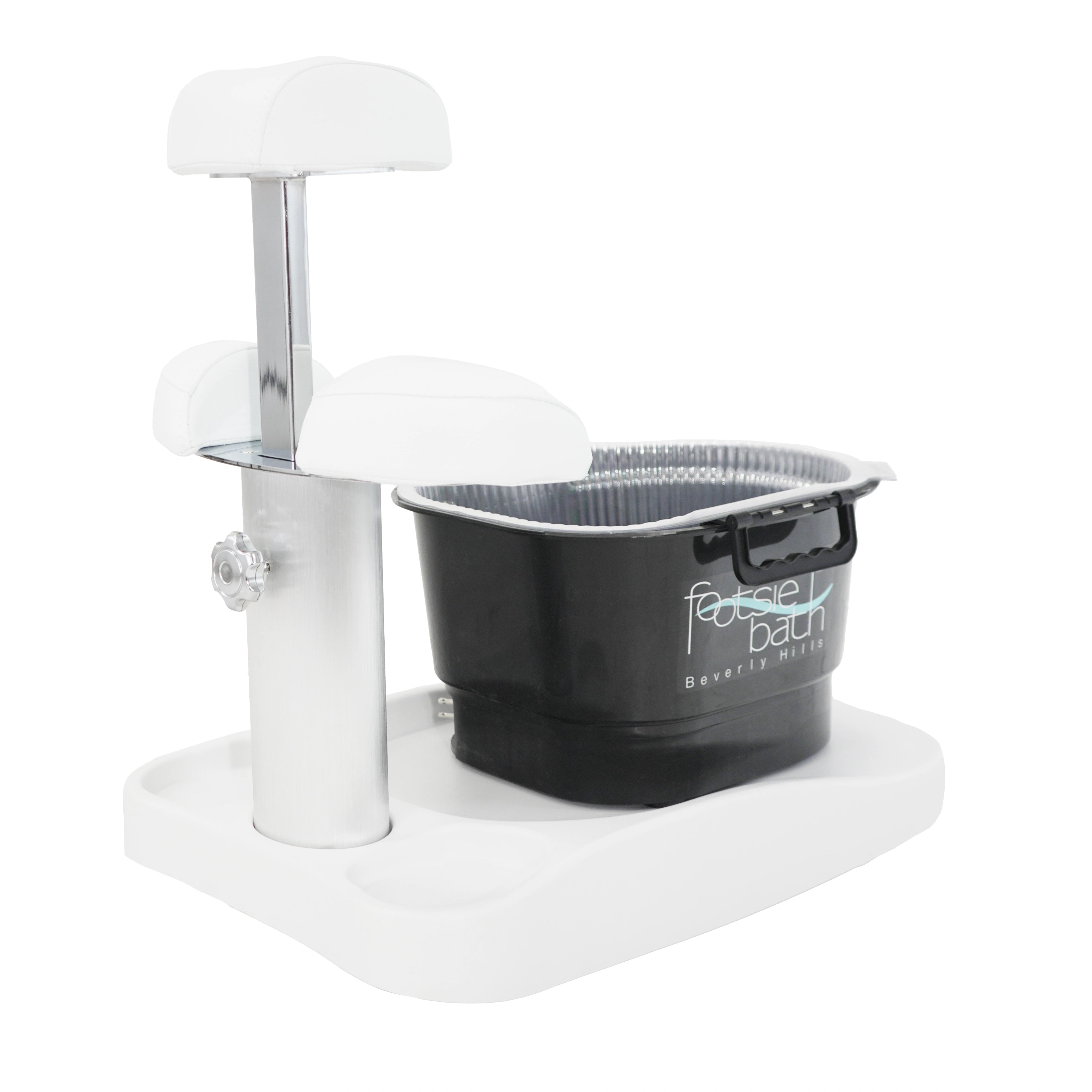 Milan Portable Pedicure Spa Base (Optional Footsie Bath Add-On)