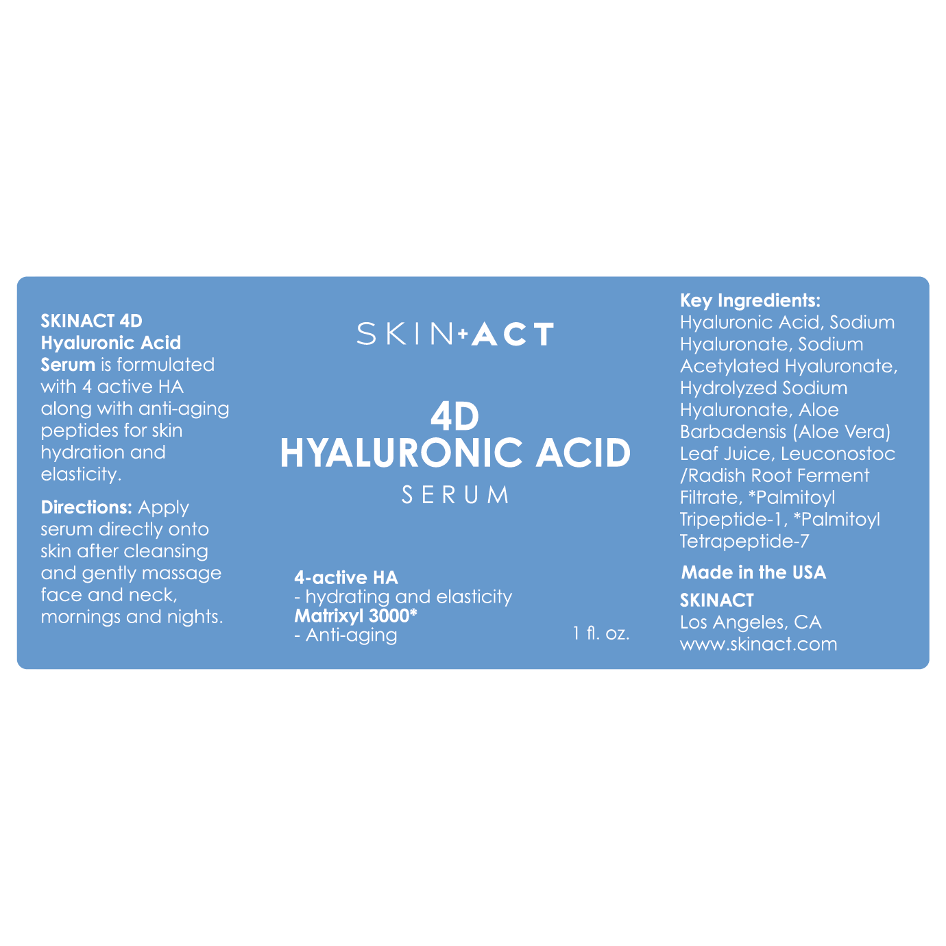 4D Hyaluronic Acid Serum