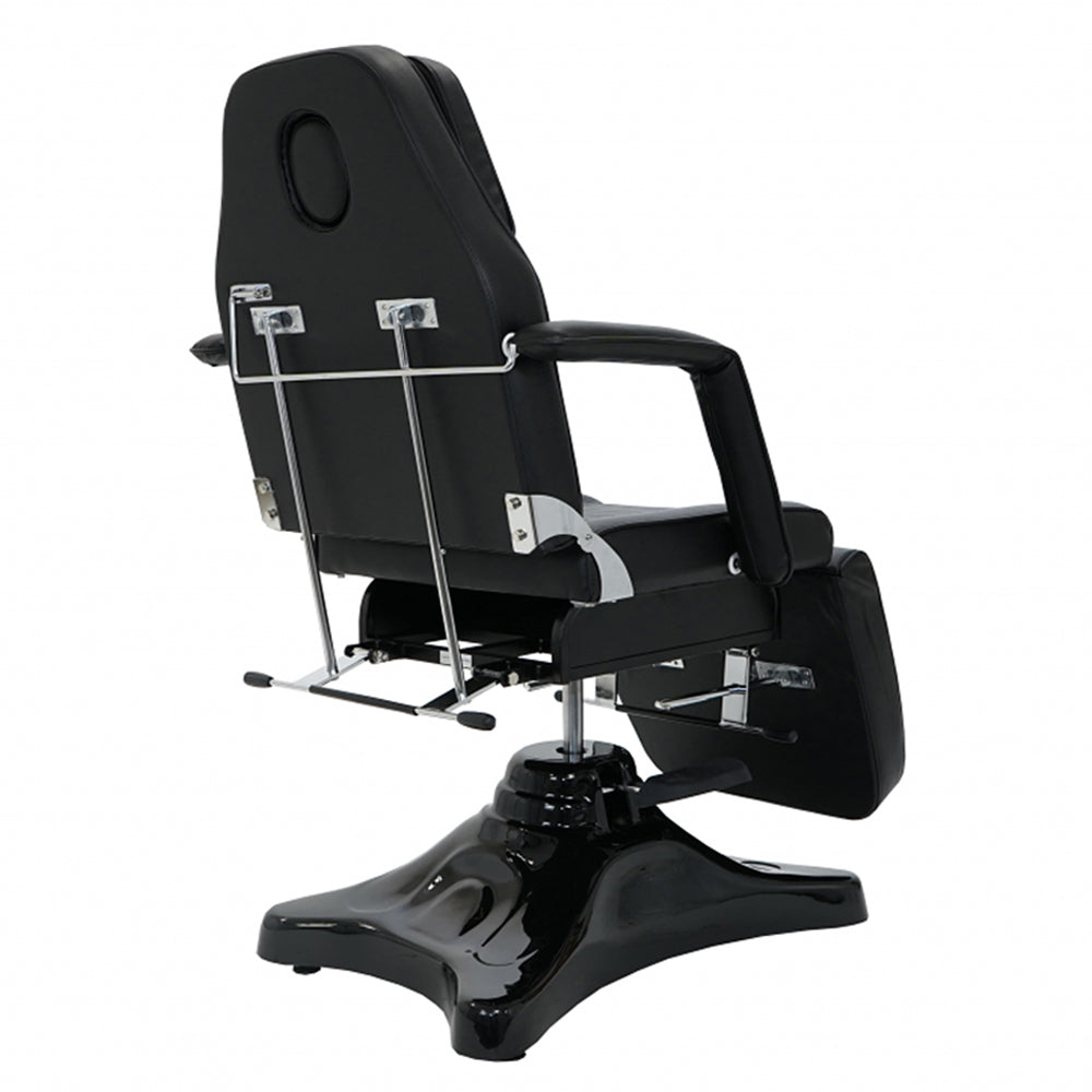 Hydraulic Spa Treatment Table 90 Degree Full Sitting Position Facial Bed, Chair With Free Beauty Stool