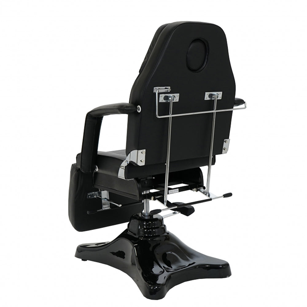 Hydraulic Spa Treatment Table 90 Degree Full Sitting Position Facial Bed, Chair With Free Beauty Stool