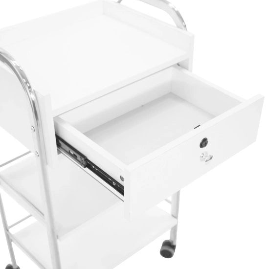 Salon Spa Cart with Single Drawer on Wheels