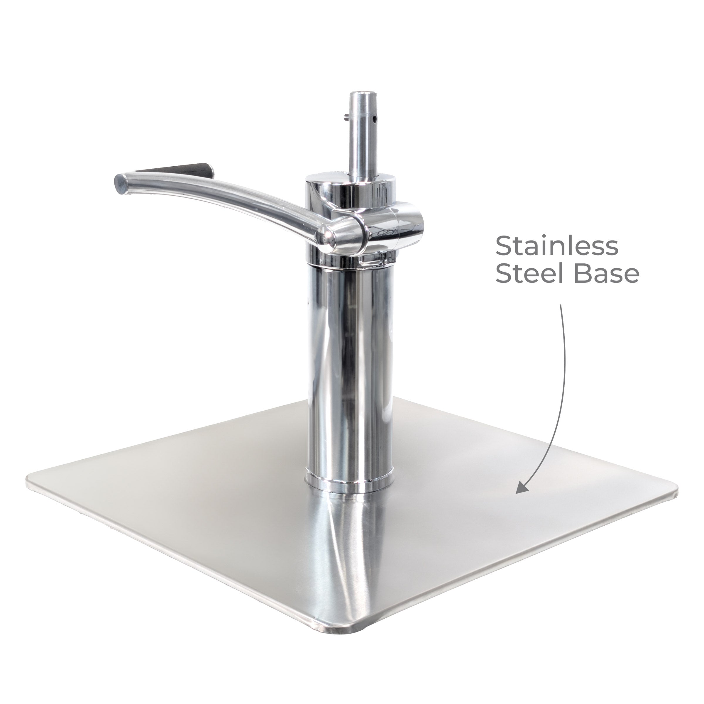 Stainless Steel Square Base For Styling Chairs