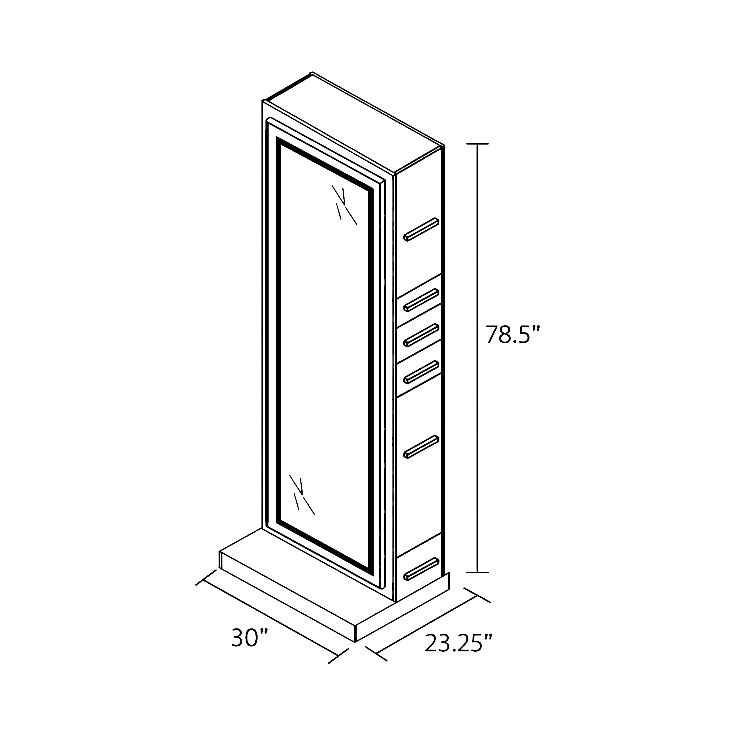 Vera Single-Sided LED Styling Station