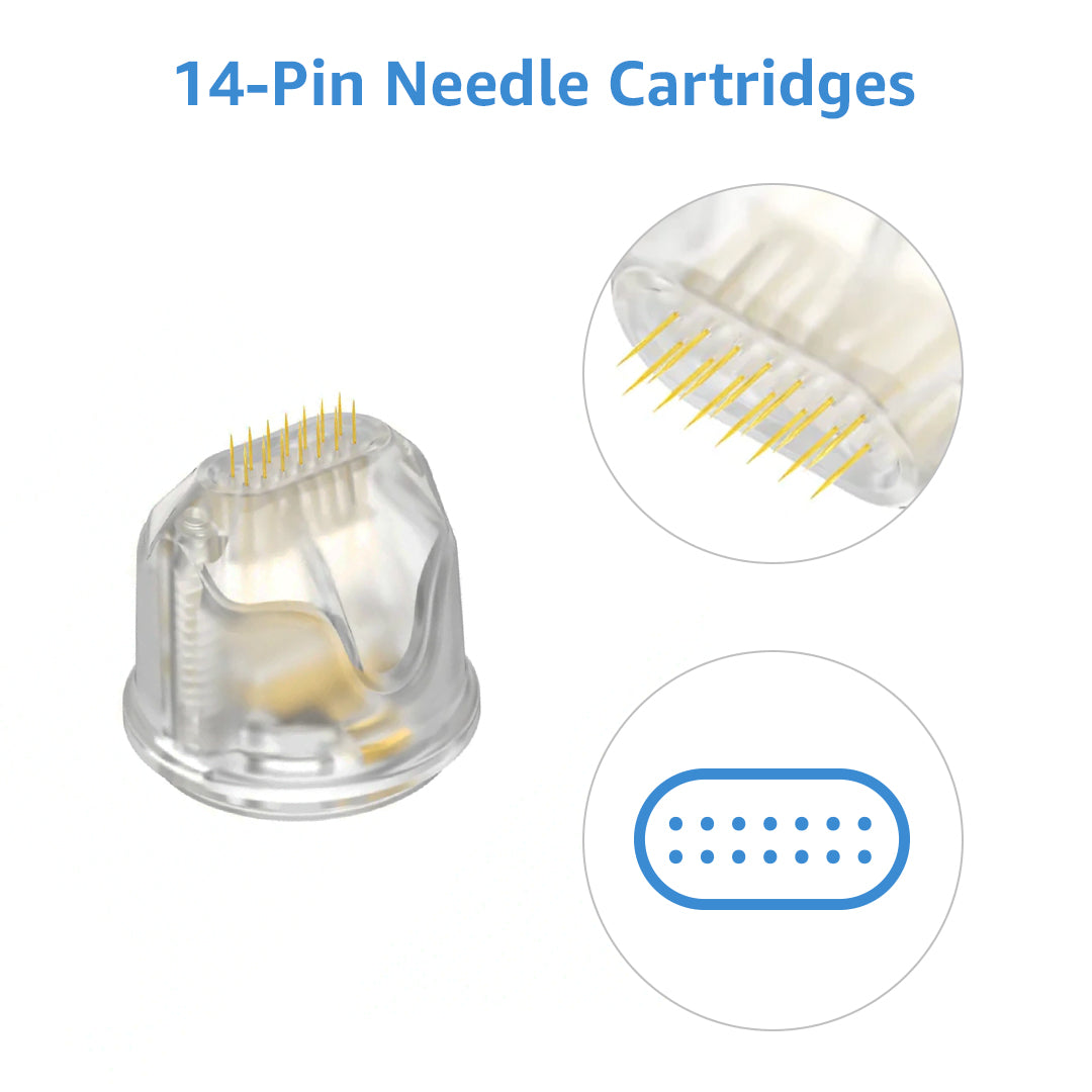 Pro Microneedling Replacement Cartridges 10 Pack, Various Needles