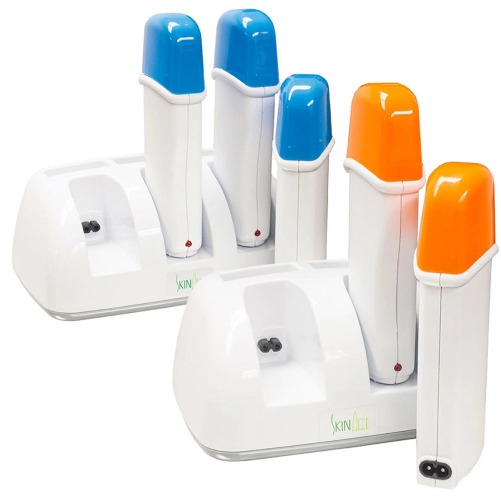 Roll On Wax Warmer With Two Or Three Slot Handles