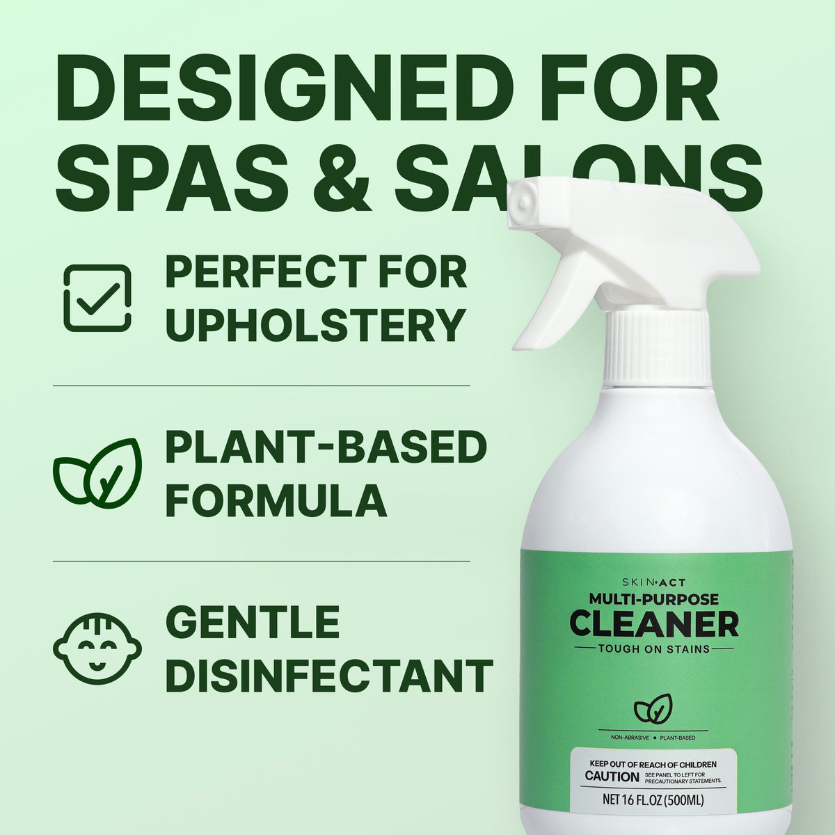 SkinAct Disinfecting Multi Purpose Cleaner for Upholstery