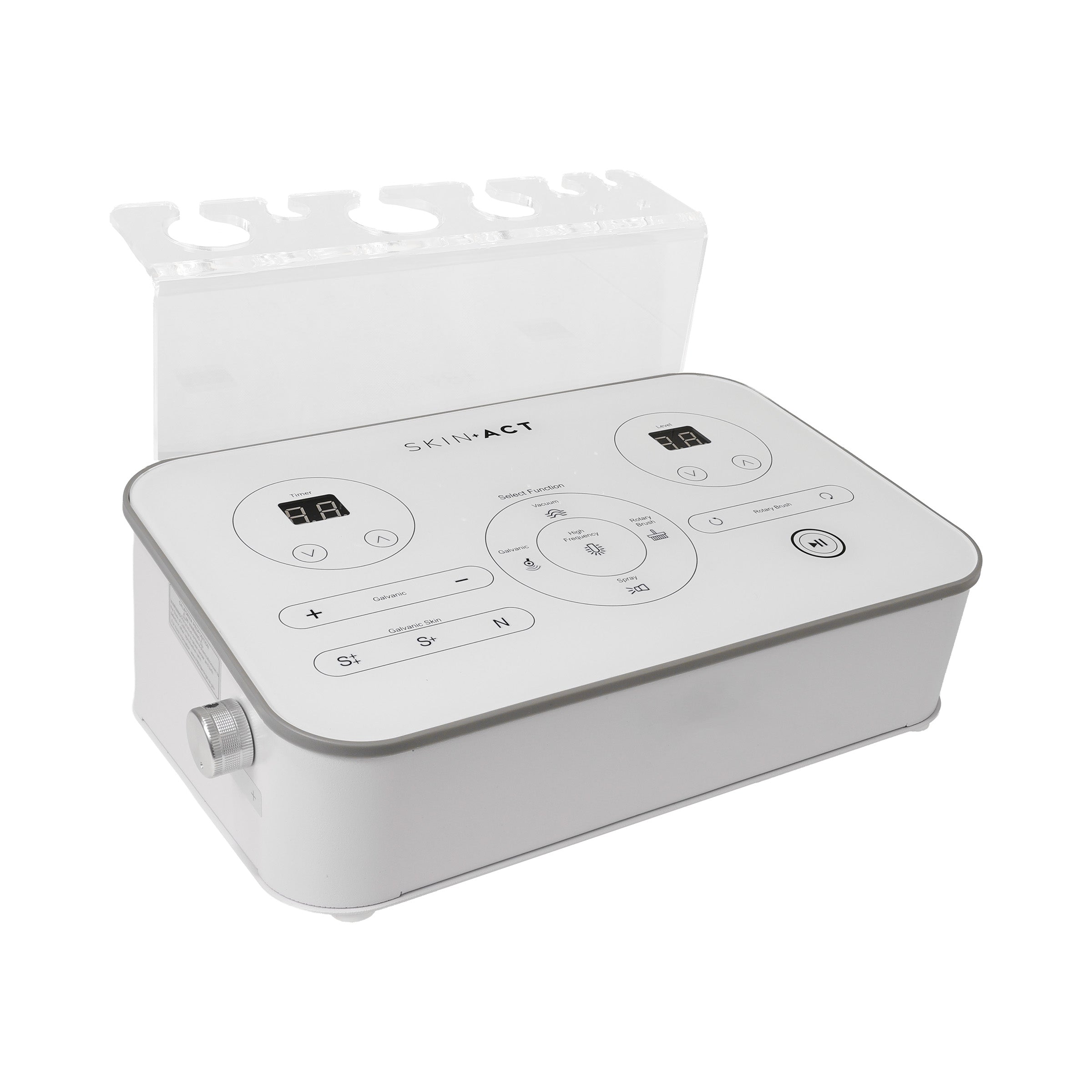 5-in-1 Skincare Unit (High Frequency, Galvanic, Brush, Spray, and Vacuum)