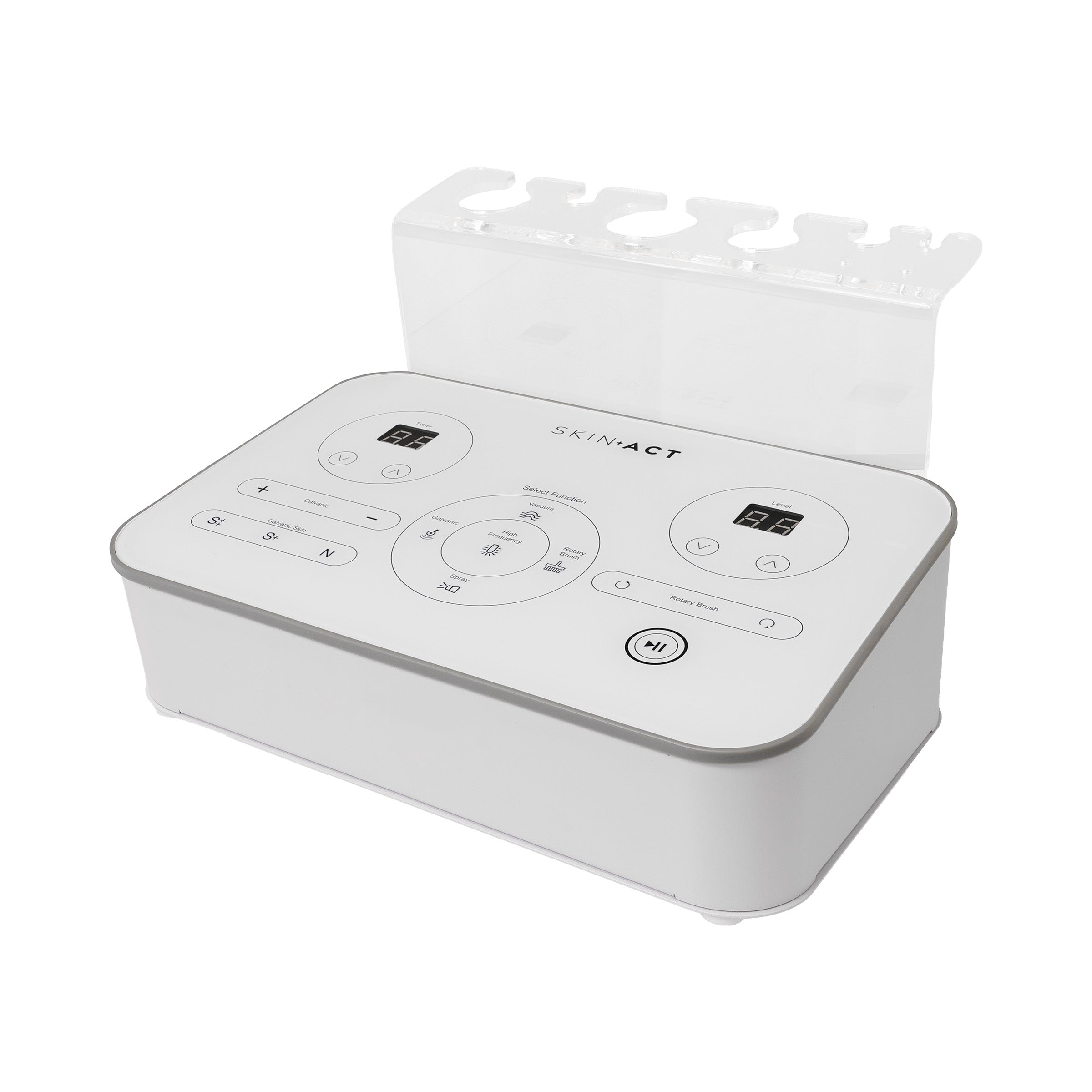 5-in-1 Skincare Unit (High Frequency, Galvanic, Brush, Spray, and Vacuum)