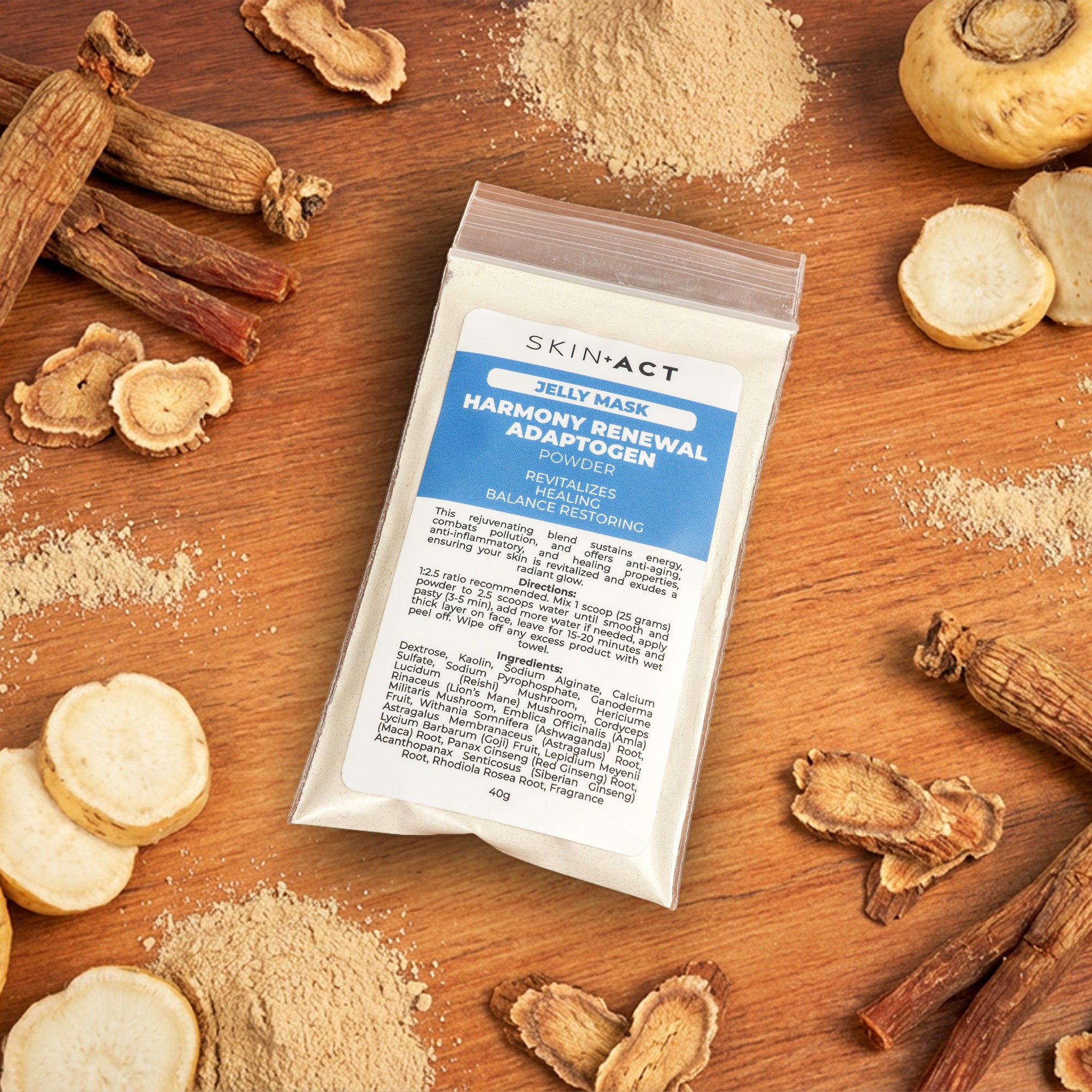 Harmony Renewal Adaptogen Jelly Mask Powder, 40g (3 Pack)