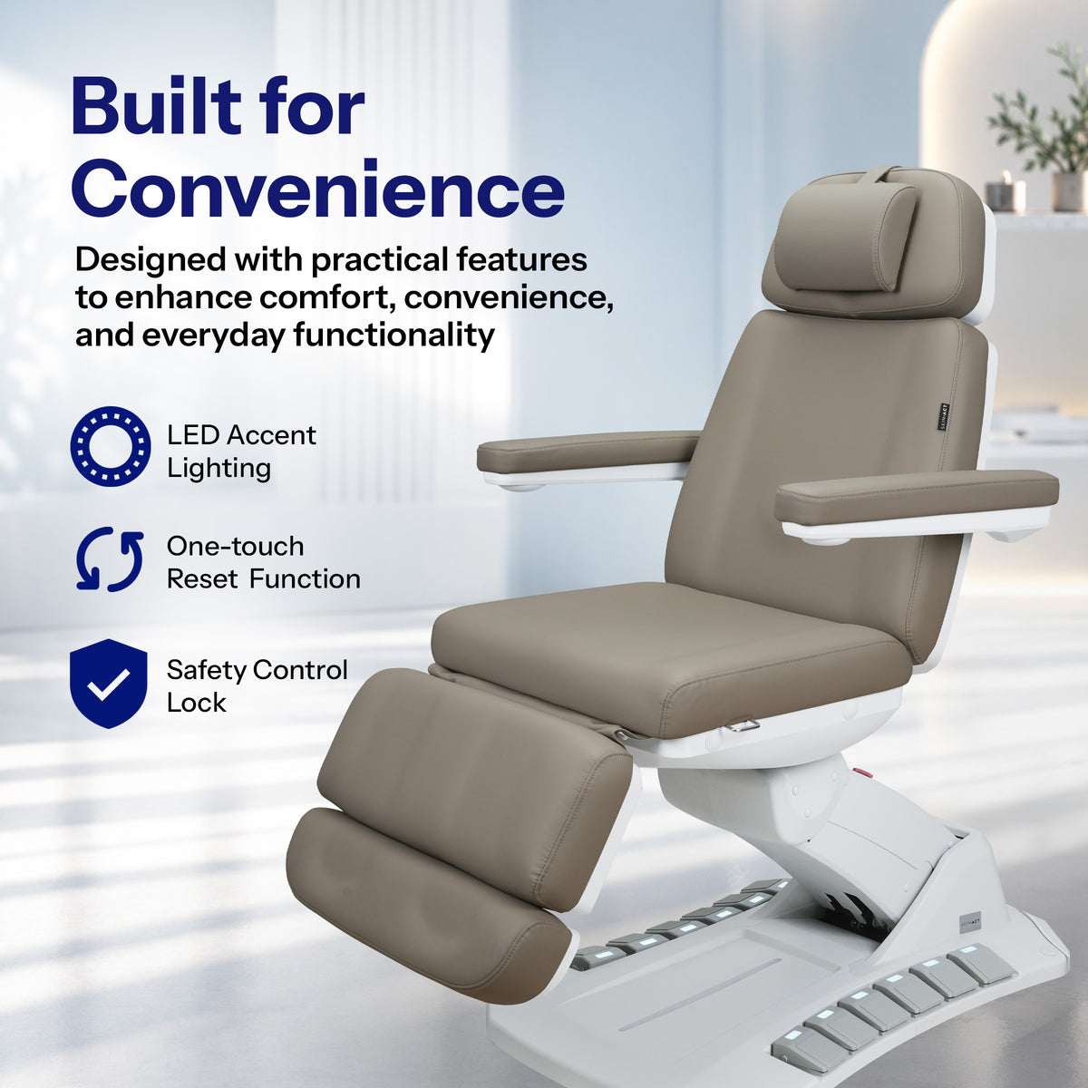 Alora Professional Electric Treatment / Procedure Chair (Table) - Fully Electric 4 Motor Chair