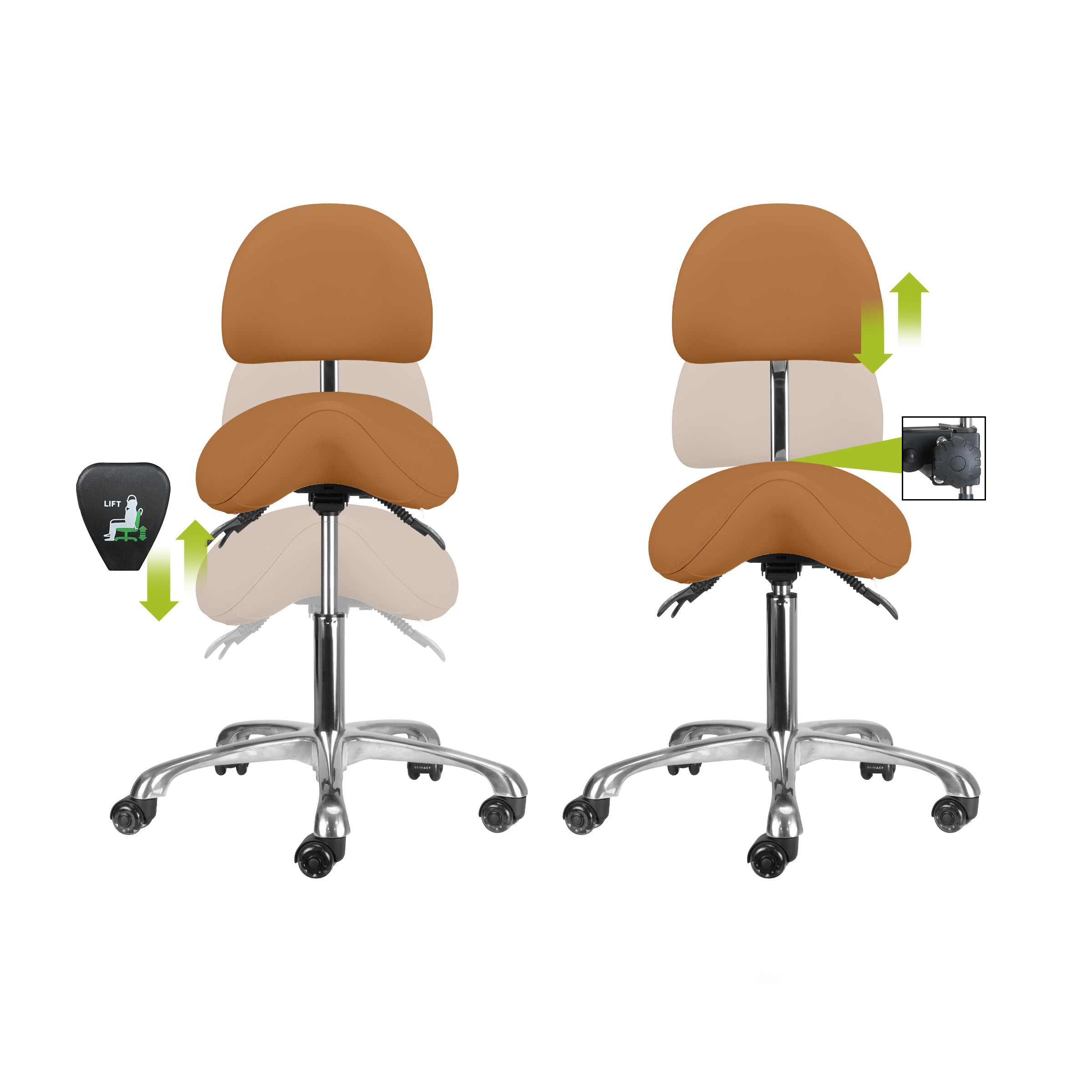 Brava Esthetician Saddle Stool