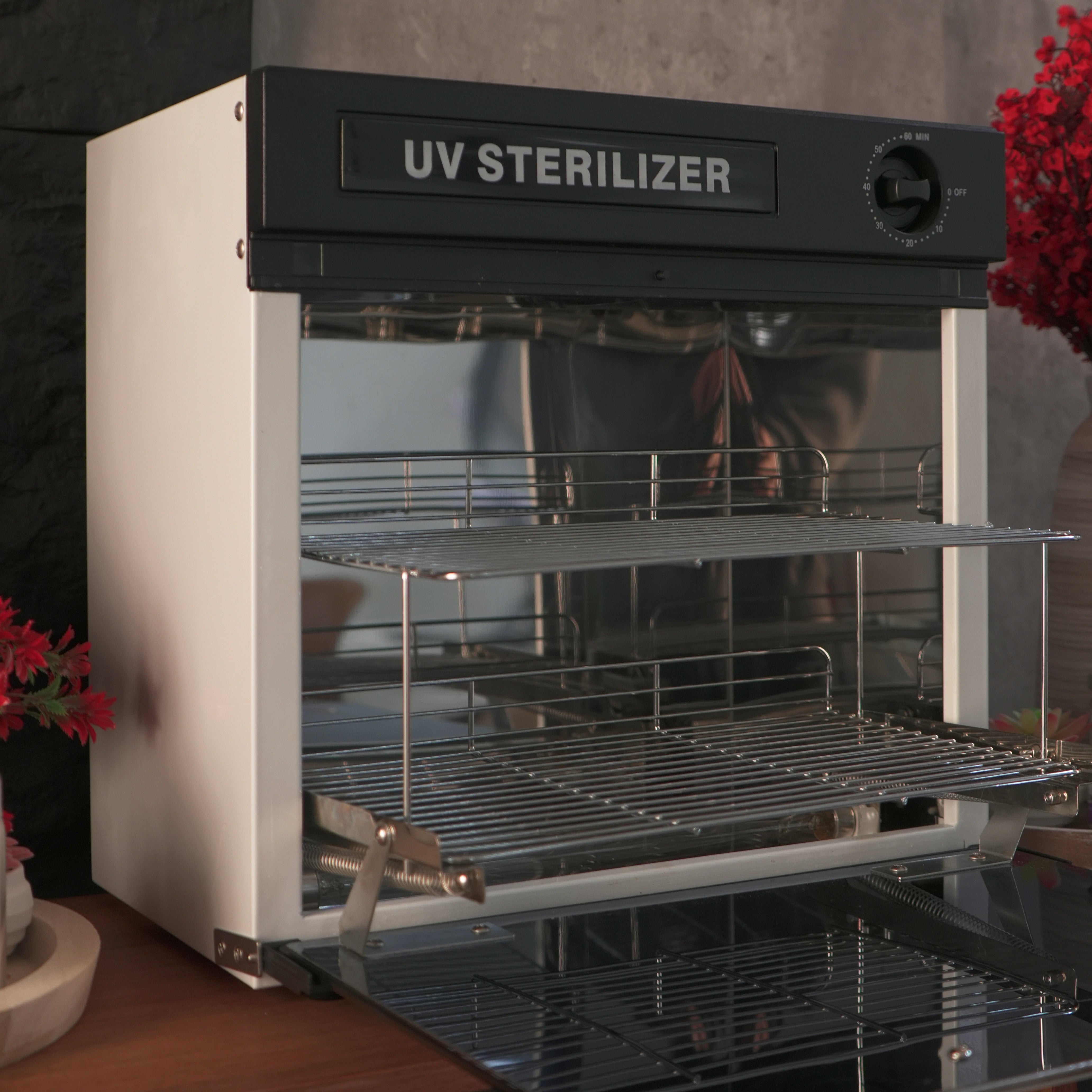 UV Sterilizer And Sanitizer Cabinet With Timer