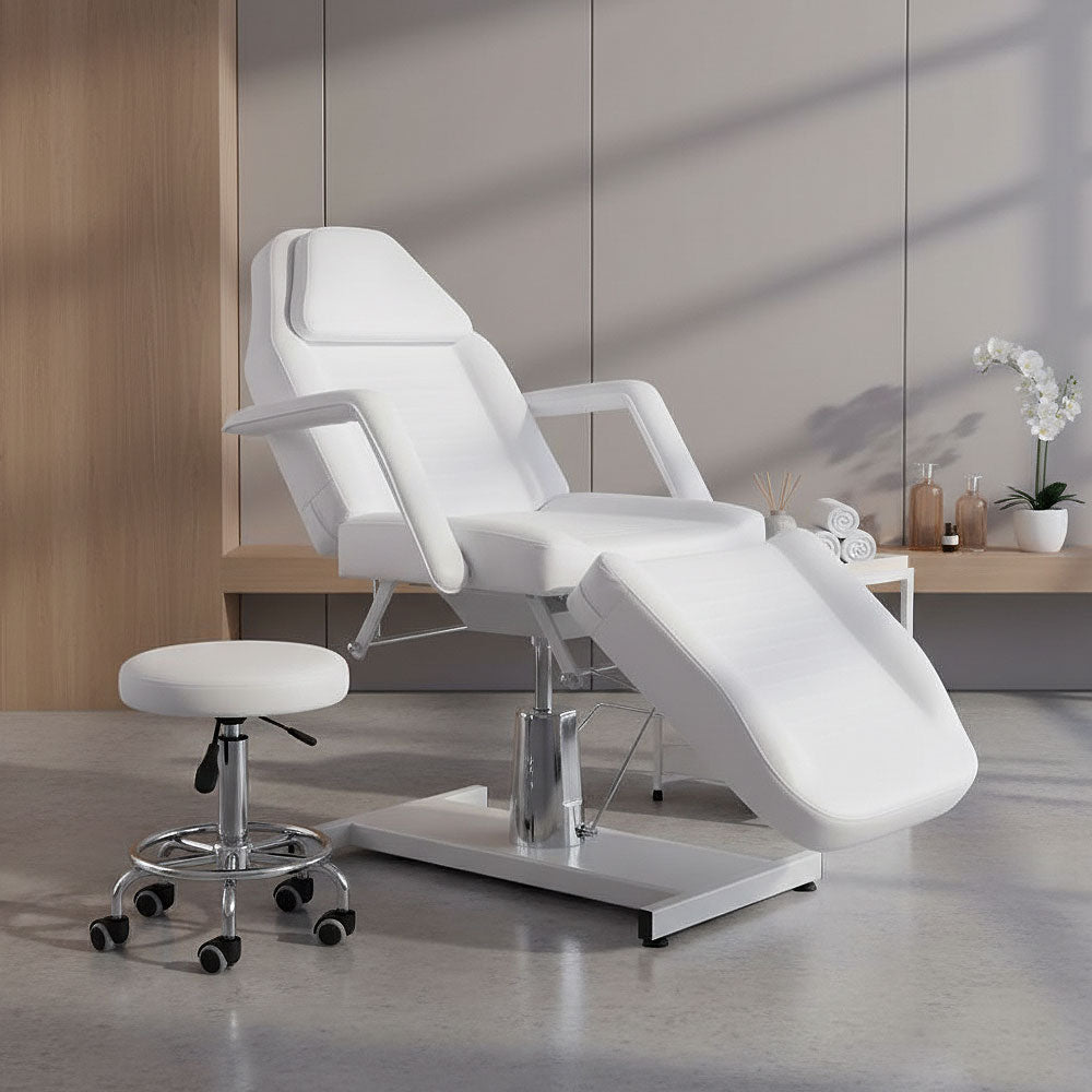 Hydraulic Chair With Stool (Facial Bed, Massage Table)