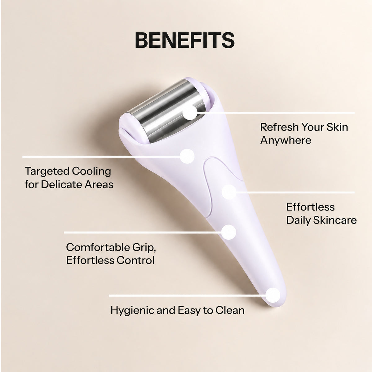 Stainless Steel Facial Ice Roller