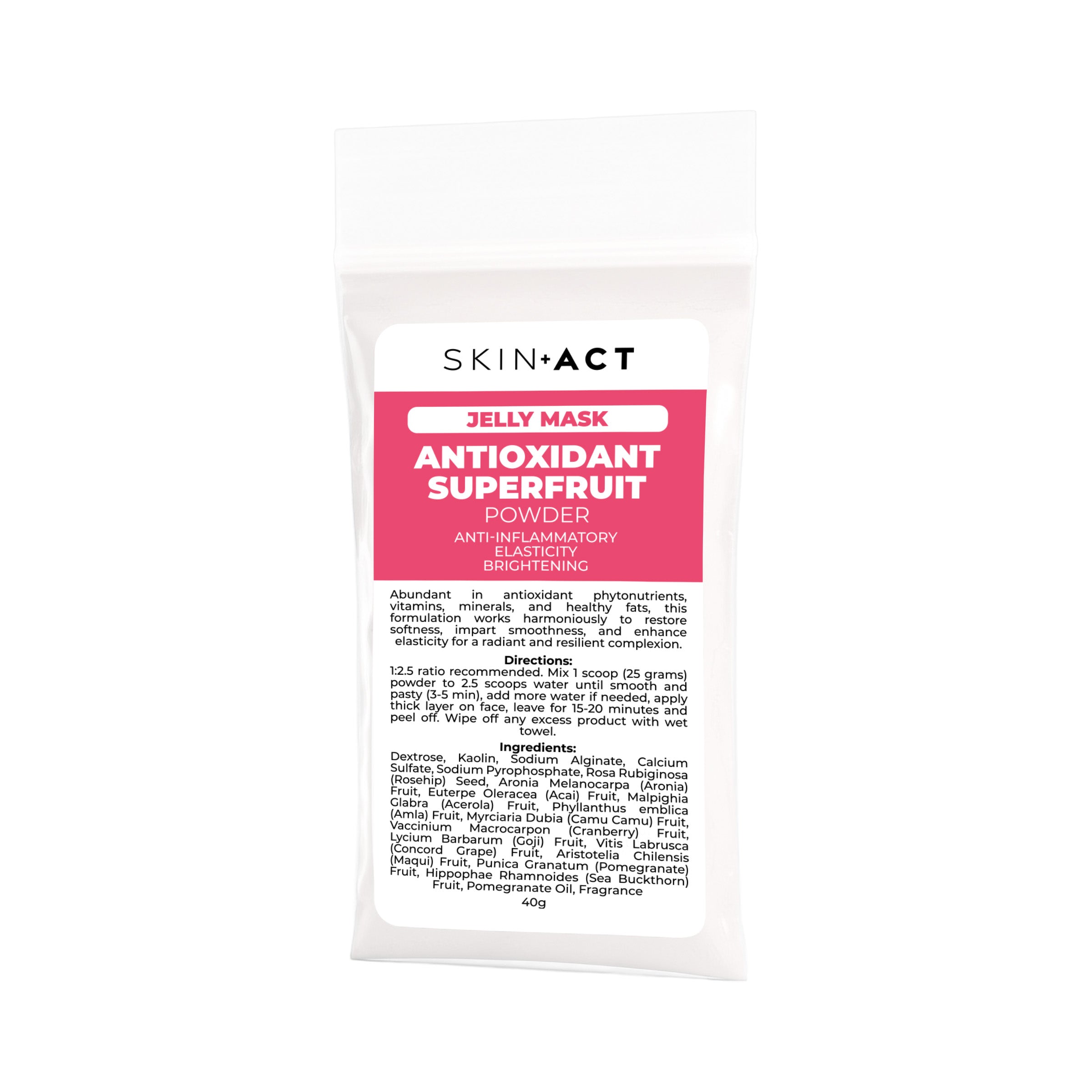 Antioxidant Superfruits Jelly Mask Powder, 40g (3 Pack)