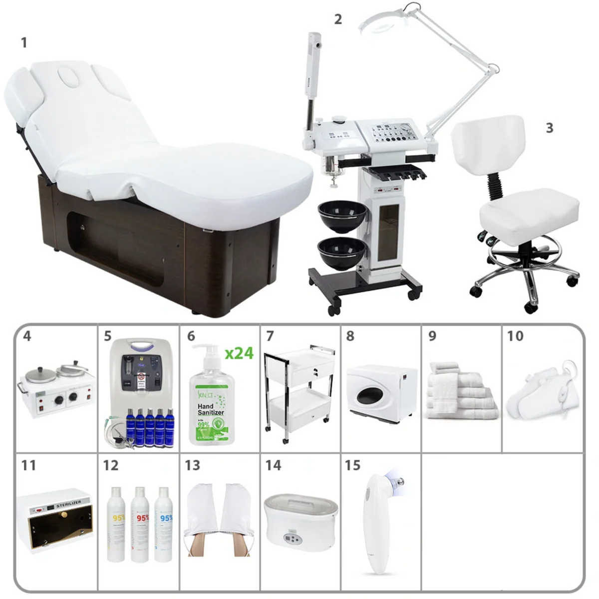 Lux III Spa Equipment Package