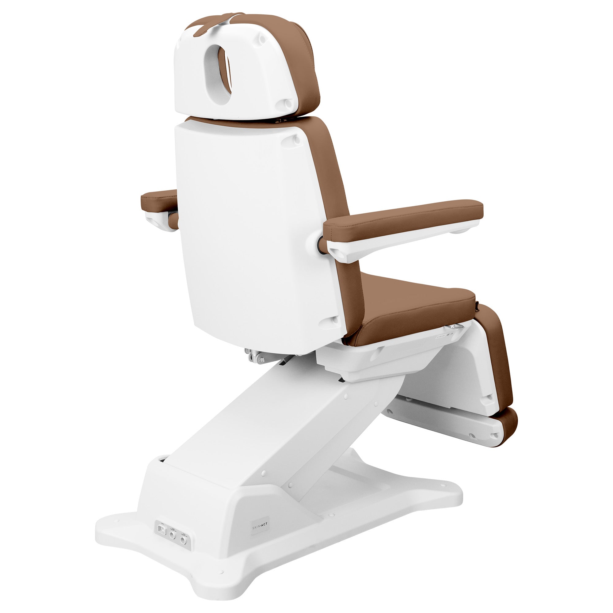 Maroon Electric Spa Treatment Chair (4-Way Adjustable)