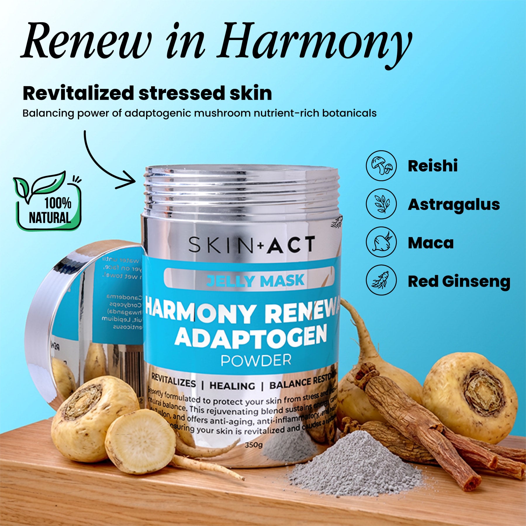Harmony Renewal Adaptogen Jelly Mask Powder, 350g