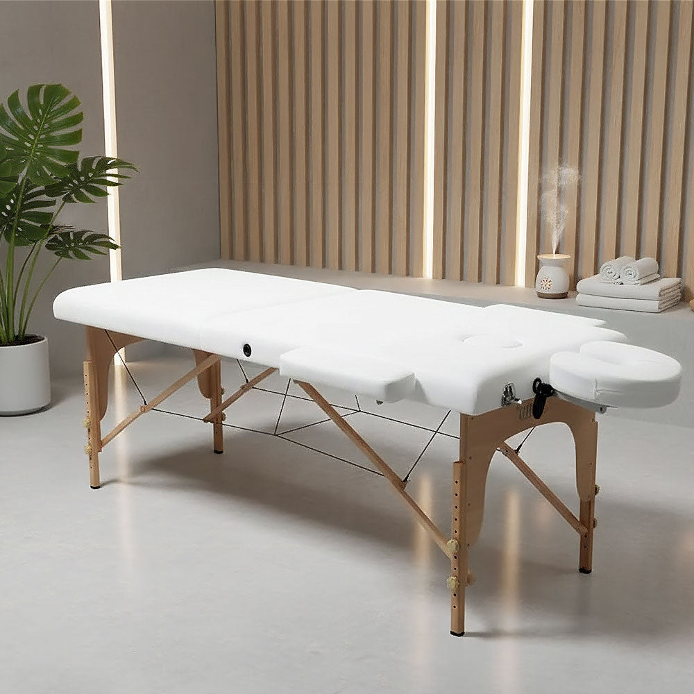 Portable Massage Table With Reclinable Back