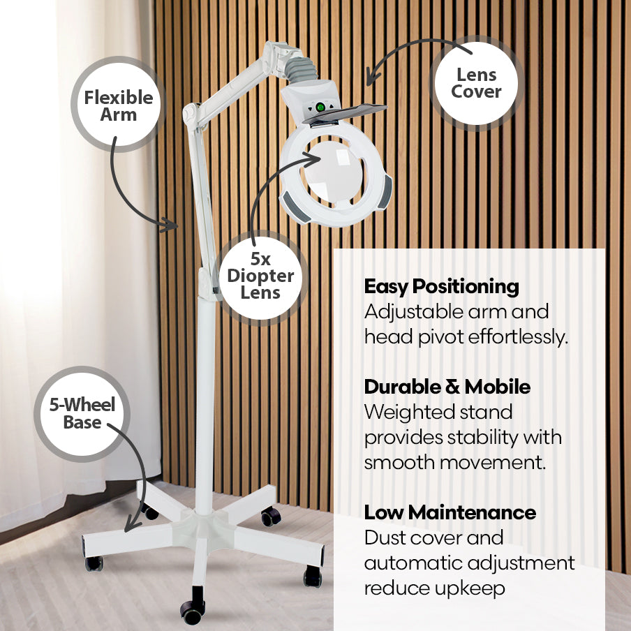 Pro 5x Diopter LED Magnifying Lamp