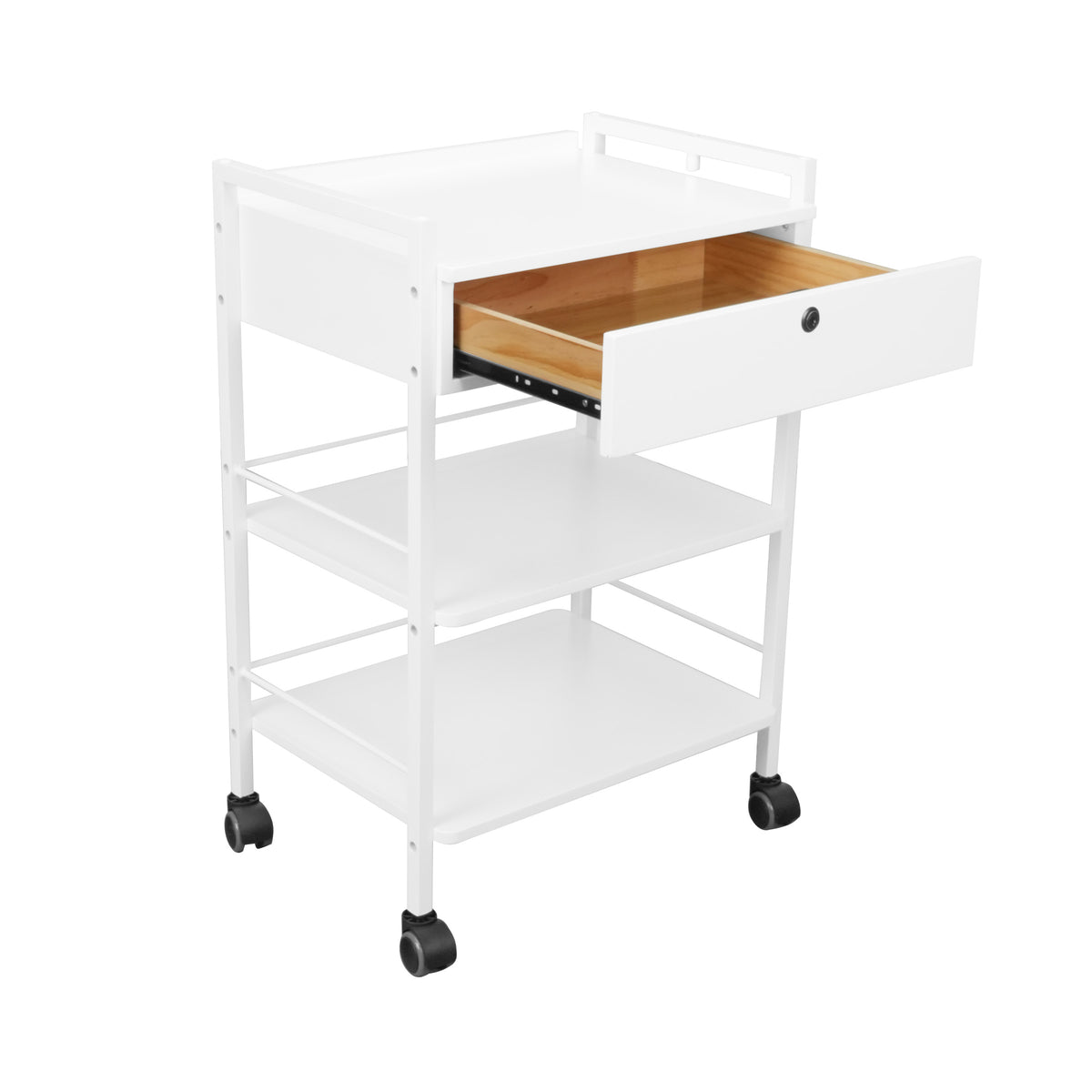 Pro Single Drawer Salon Trolley Cart