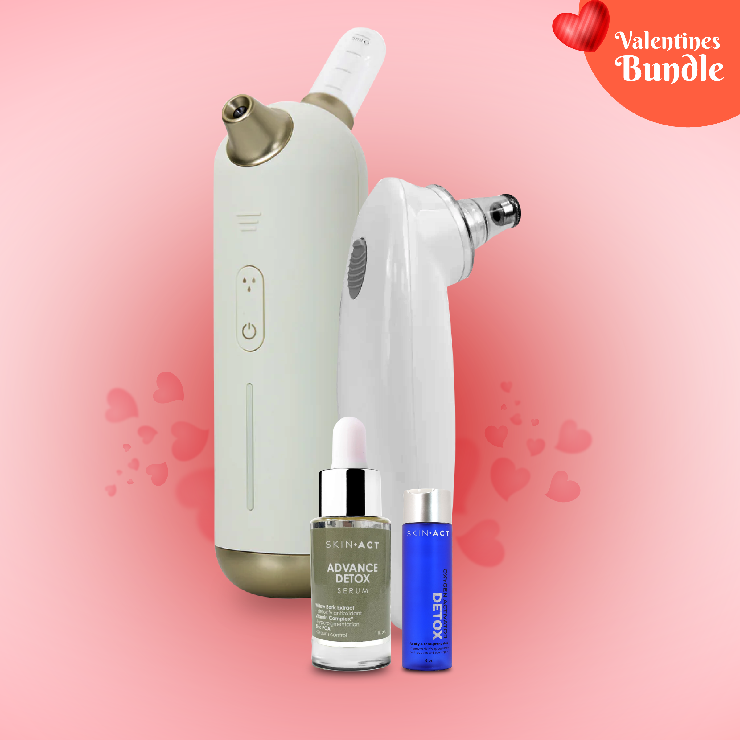 Professional Acne Facial Kit with Oxygen Detox & Blue LED